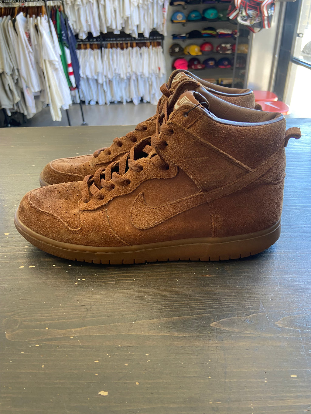 Pre-Owned A.P.C x Nike Dunk High 08 NRG 'Rustic Brown Suede'