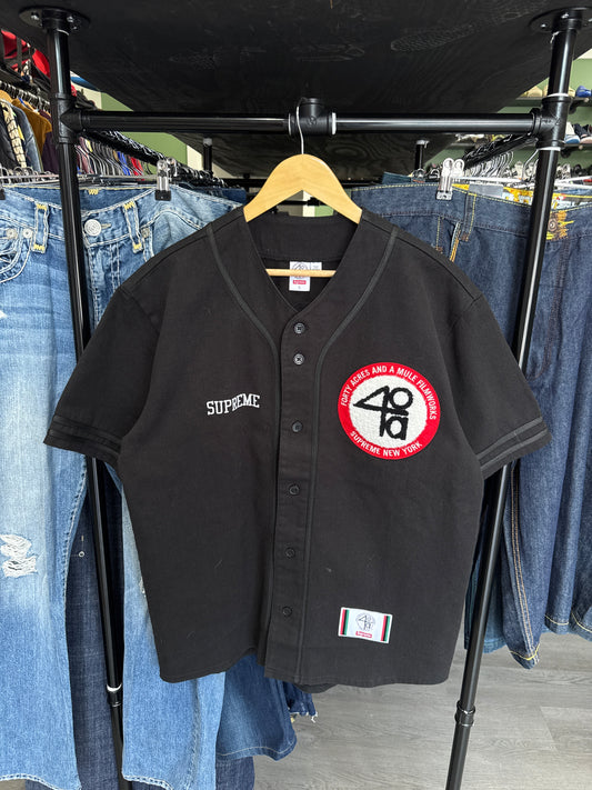 Supreme 40 Acres Twill Baseball Jersey