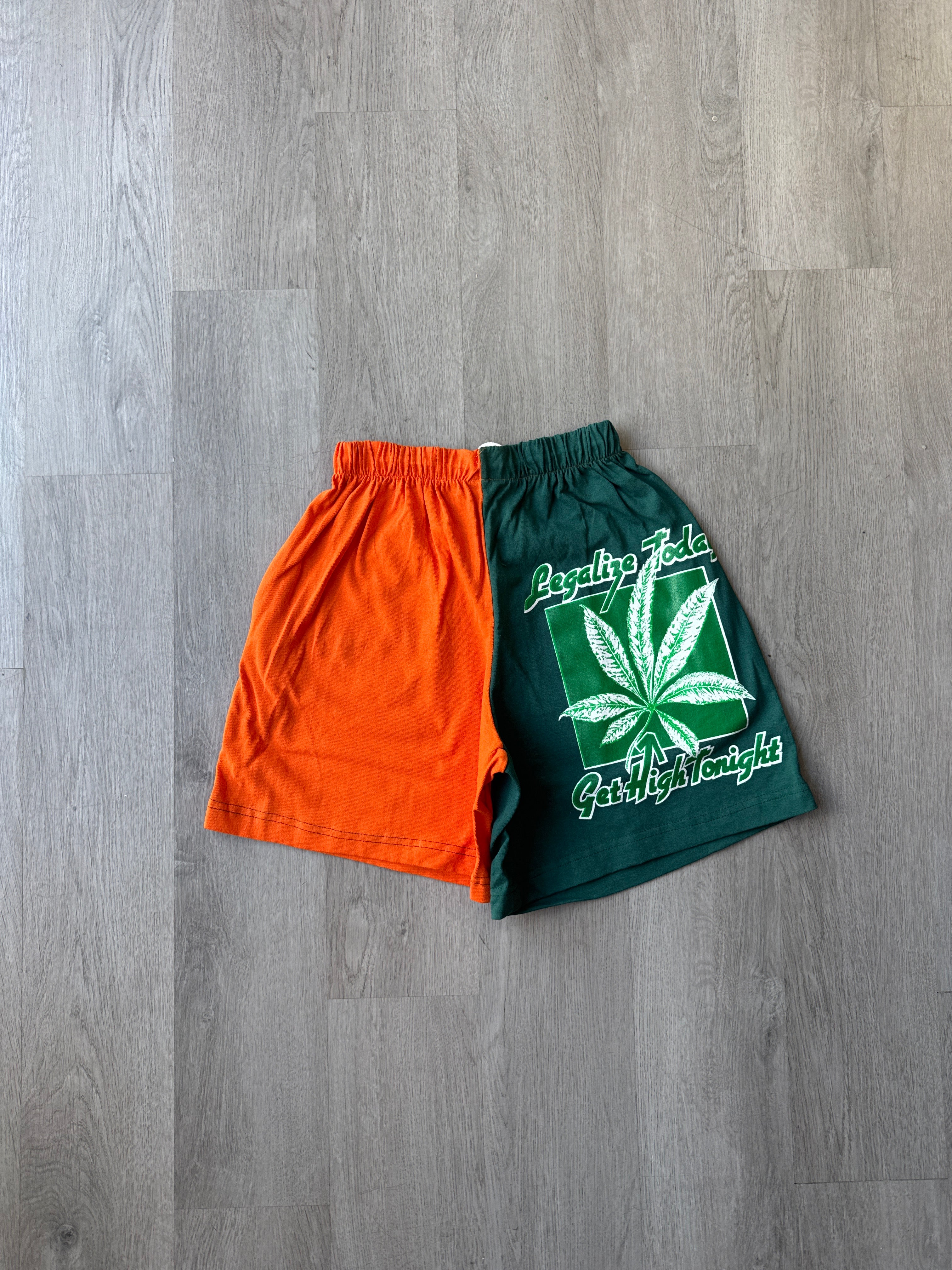 Vintage 90s Legalize Weed Shorts