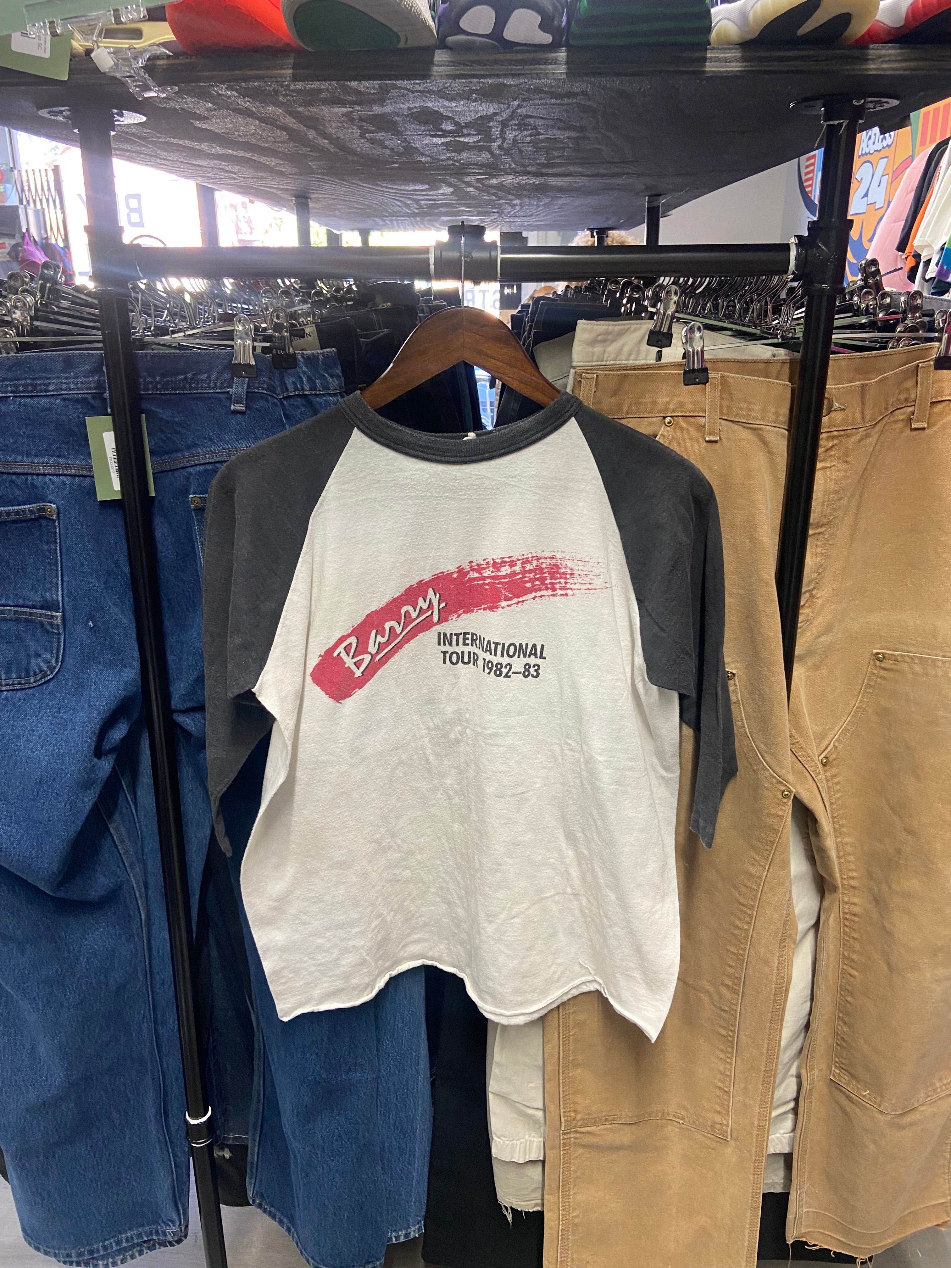 Vintage Barry Manilow Tour Raglan Tee