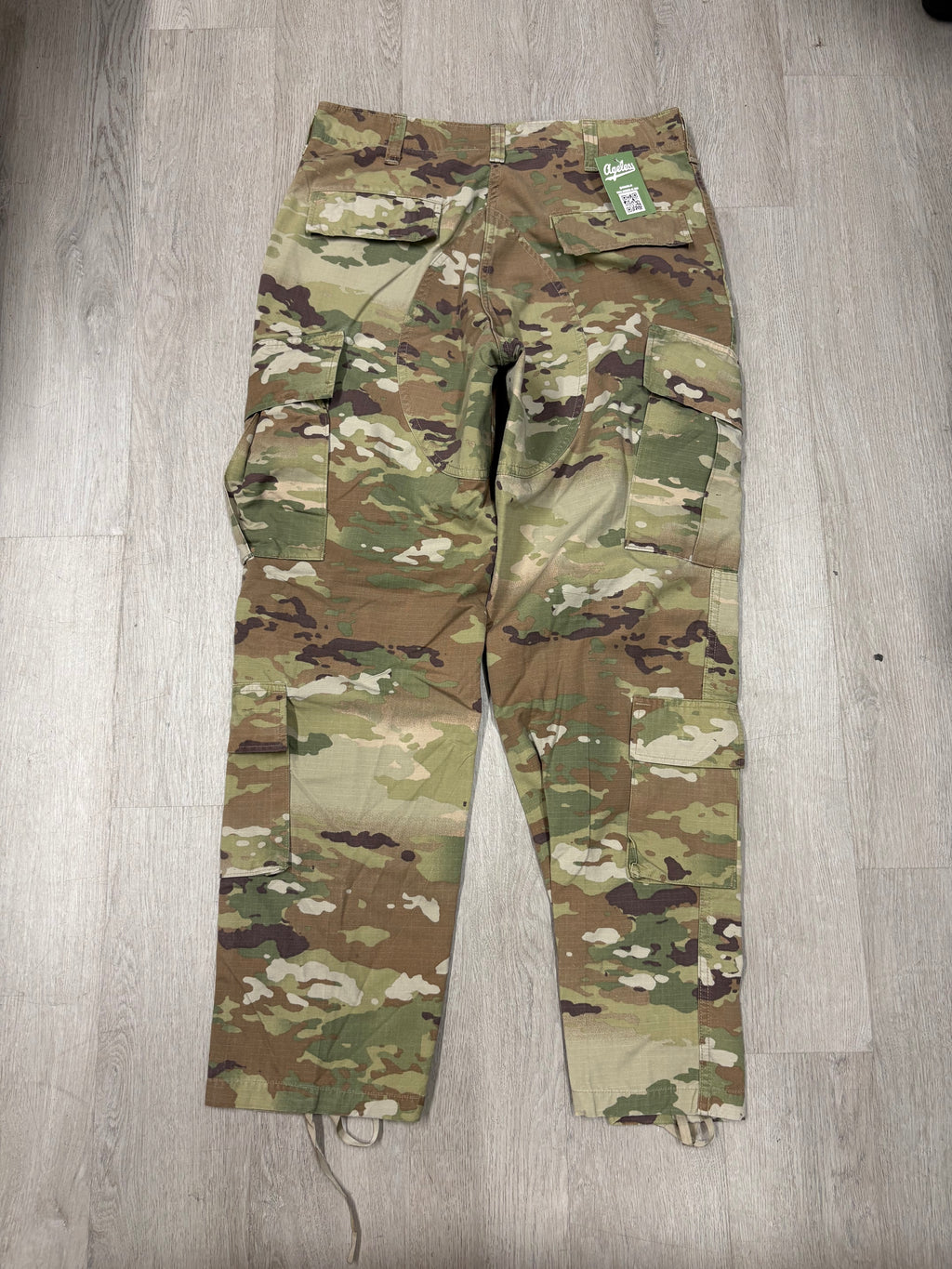 Y2K Military Woodland Camo Multi Pocket Pants