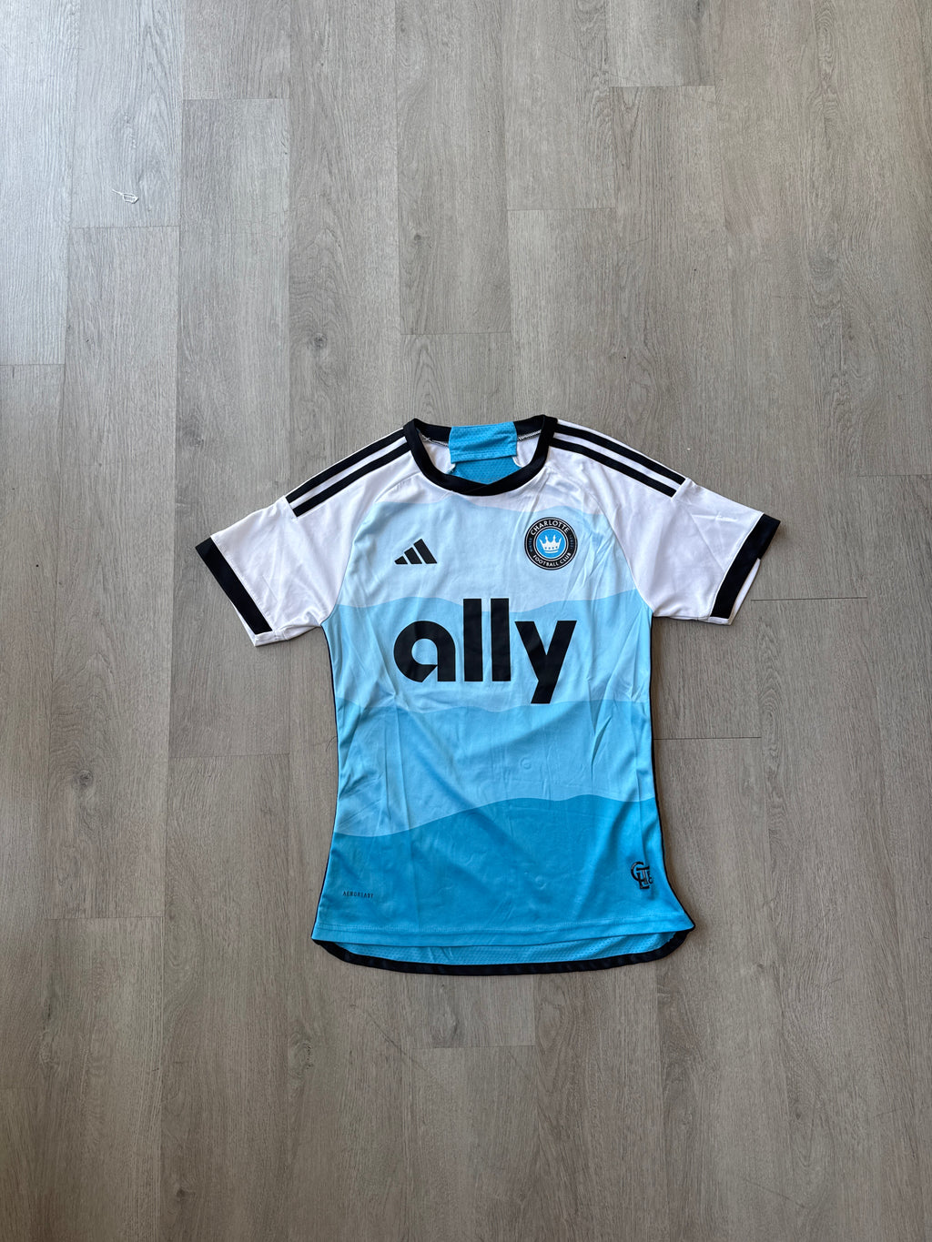 Adidas 2023/24 Charlotte FC Enzo Copetti #9 Home Soccer Jersey
