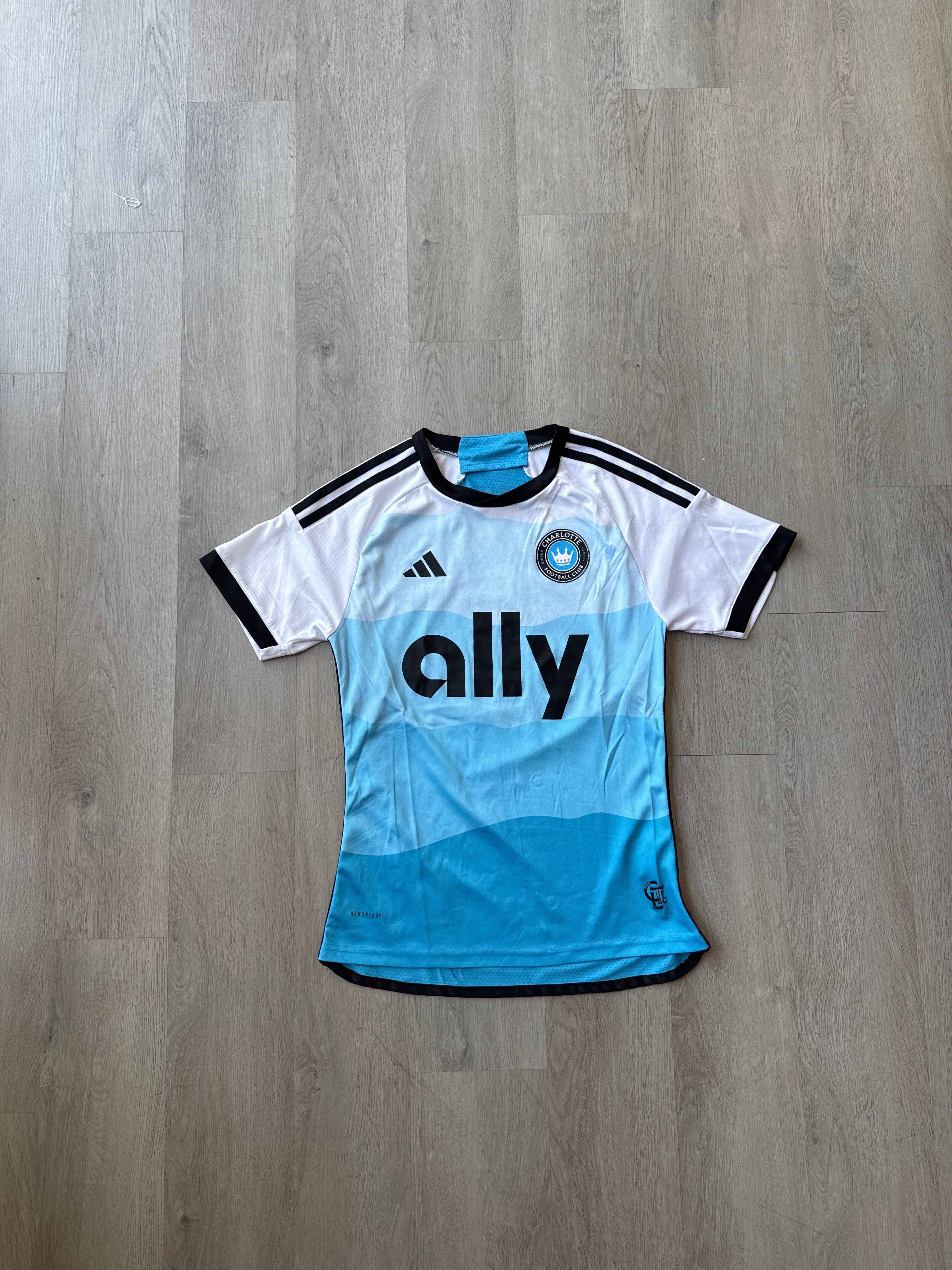 Adidas 2023/24 Charlotte FC Enzo Copetti #9 Home Soccer Jersey