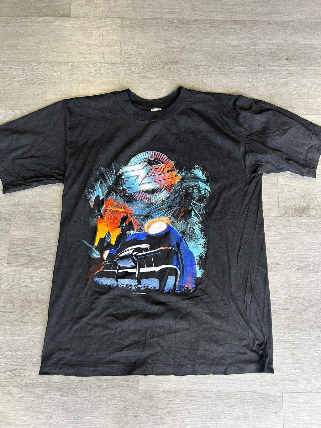 Vintage 1990 ZZ Top Recycler World Tour Tee