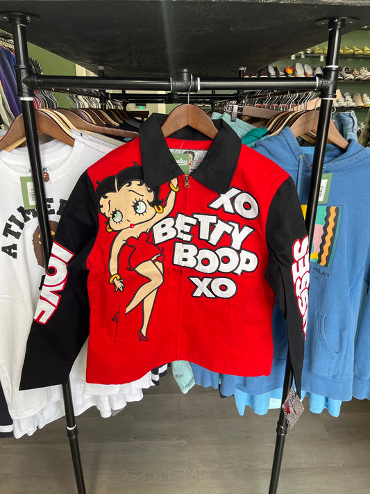 Women’s Vintage Red Betty Boop XO Racing Jacket