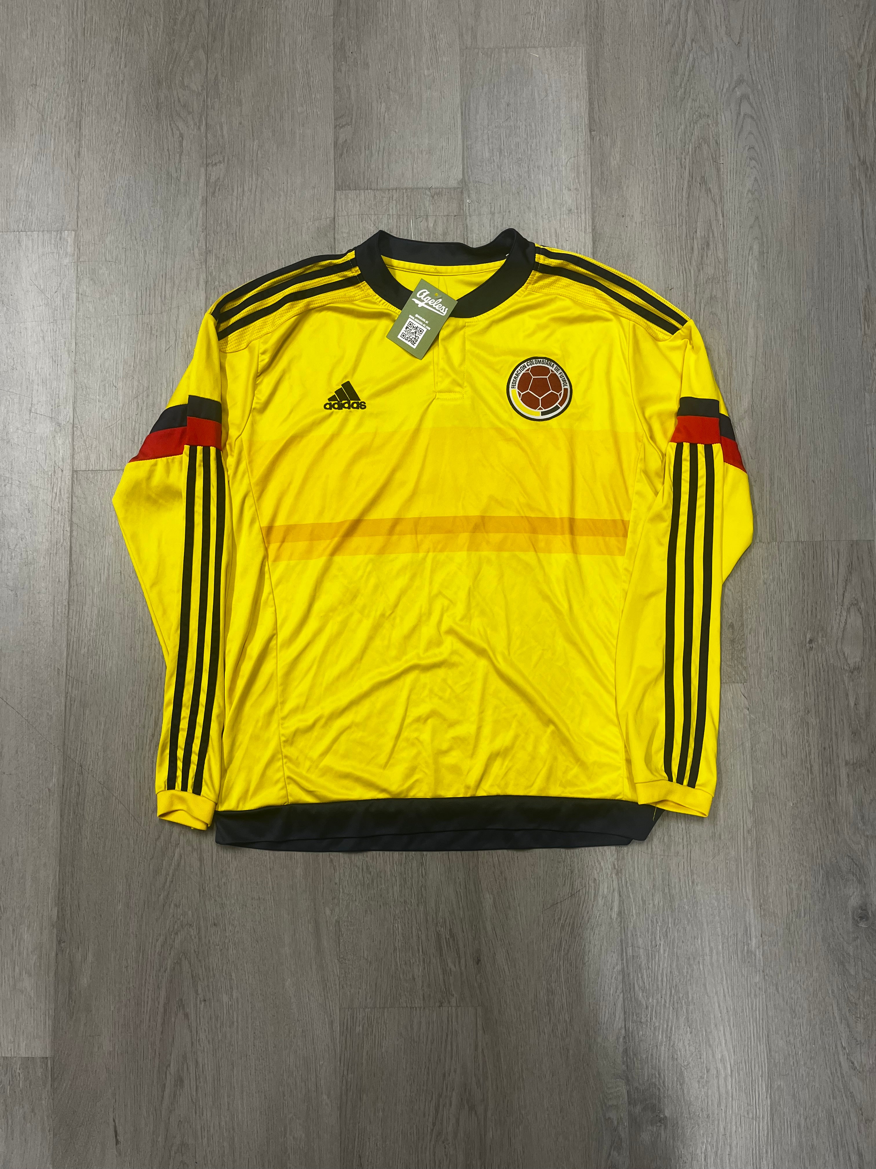 Adidas Yellow Colombia Longsleeve Jersey