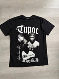 Black Tupac All Eyez On Me Rap Tee