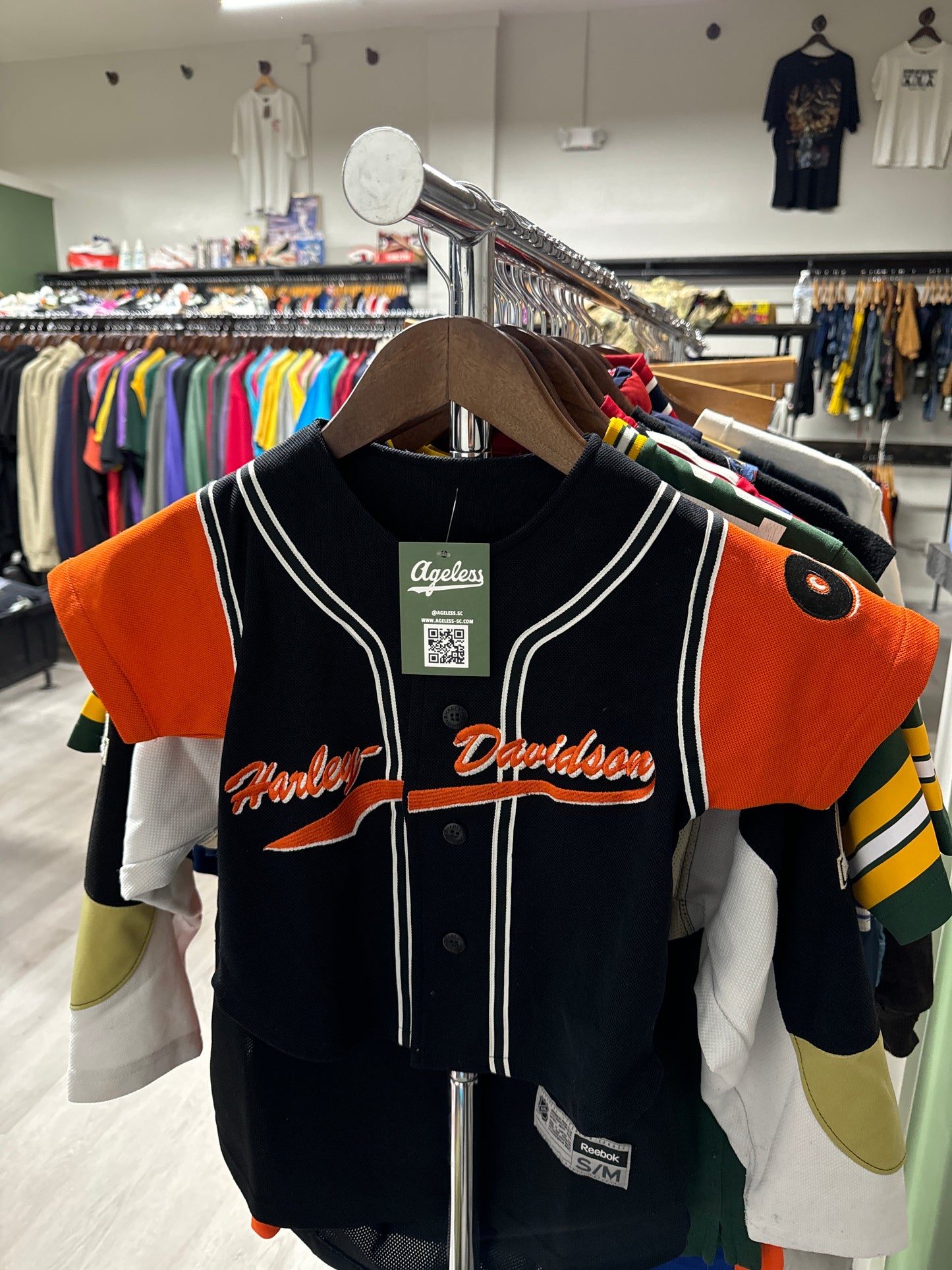 Youth Harley Davidson Baseball Jersey