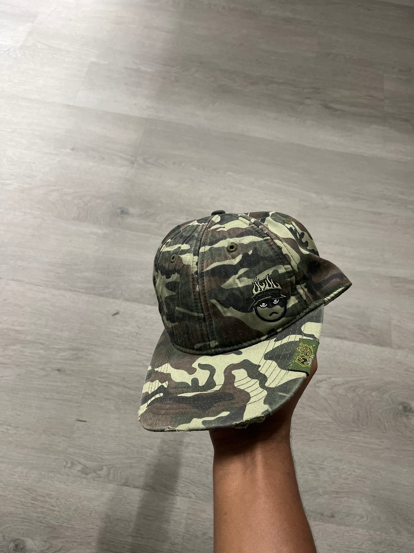 Vintage Camo Smarty Brand Hat