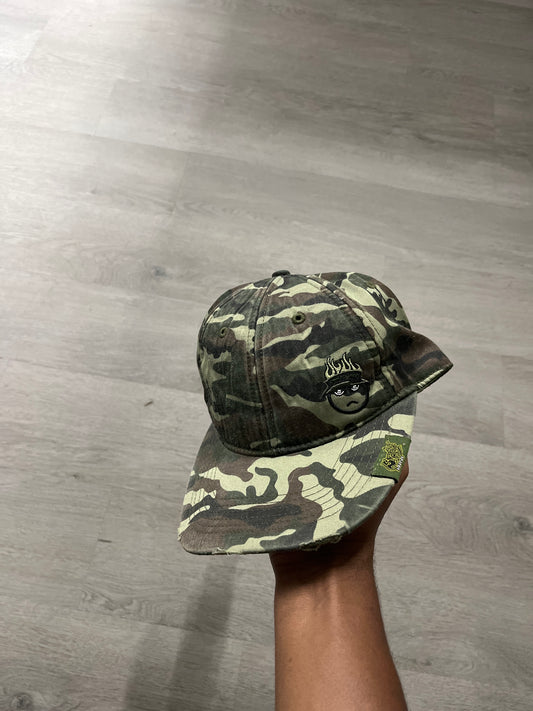 Vintage Camo Smarty Brand Hat