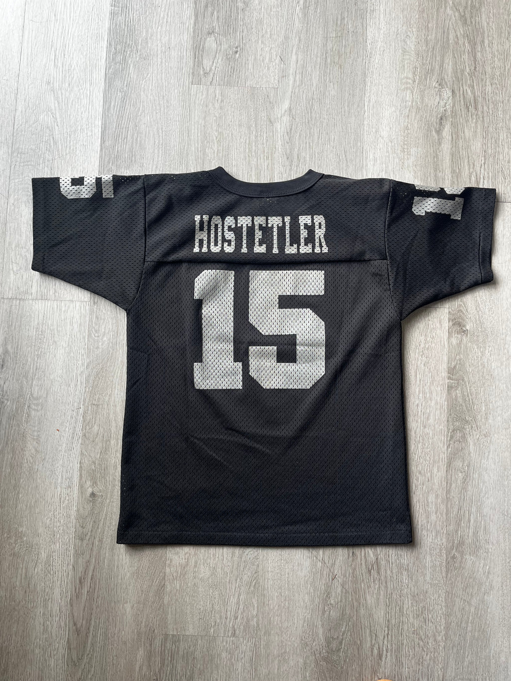 Vintage 1890s Jeff Hostetler Oakland Raiders #15 Jersey