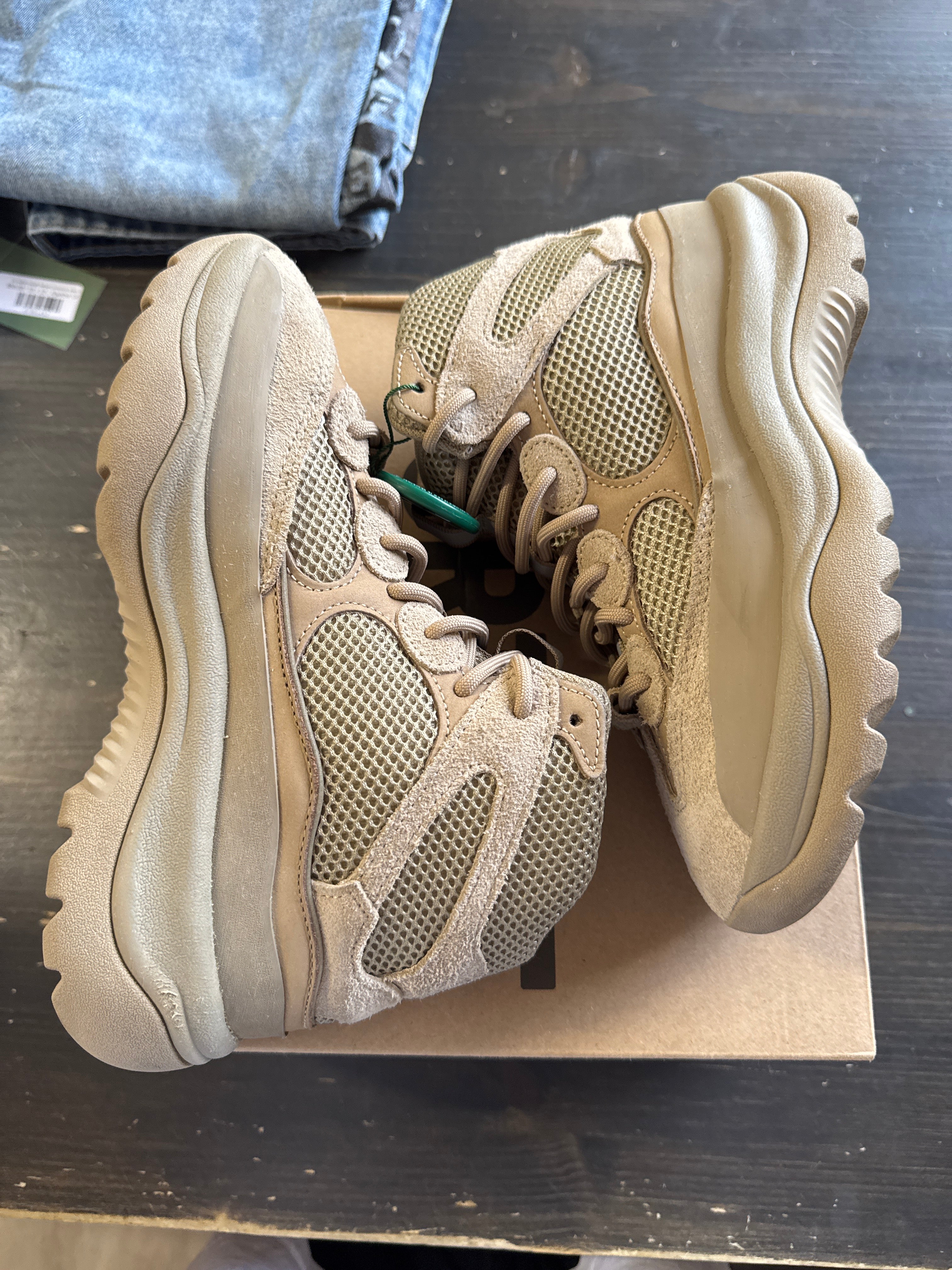 Pre-owned Adidas Yeezy Desert Boot Rock