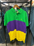 Polo Ralph Lauren Green and Purple Polo