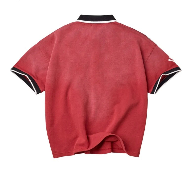 Vale Red London Polo Shirt Lives Valley Forever