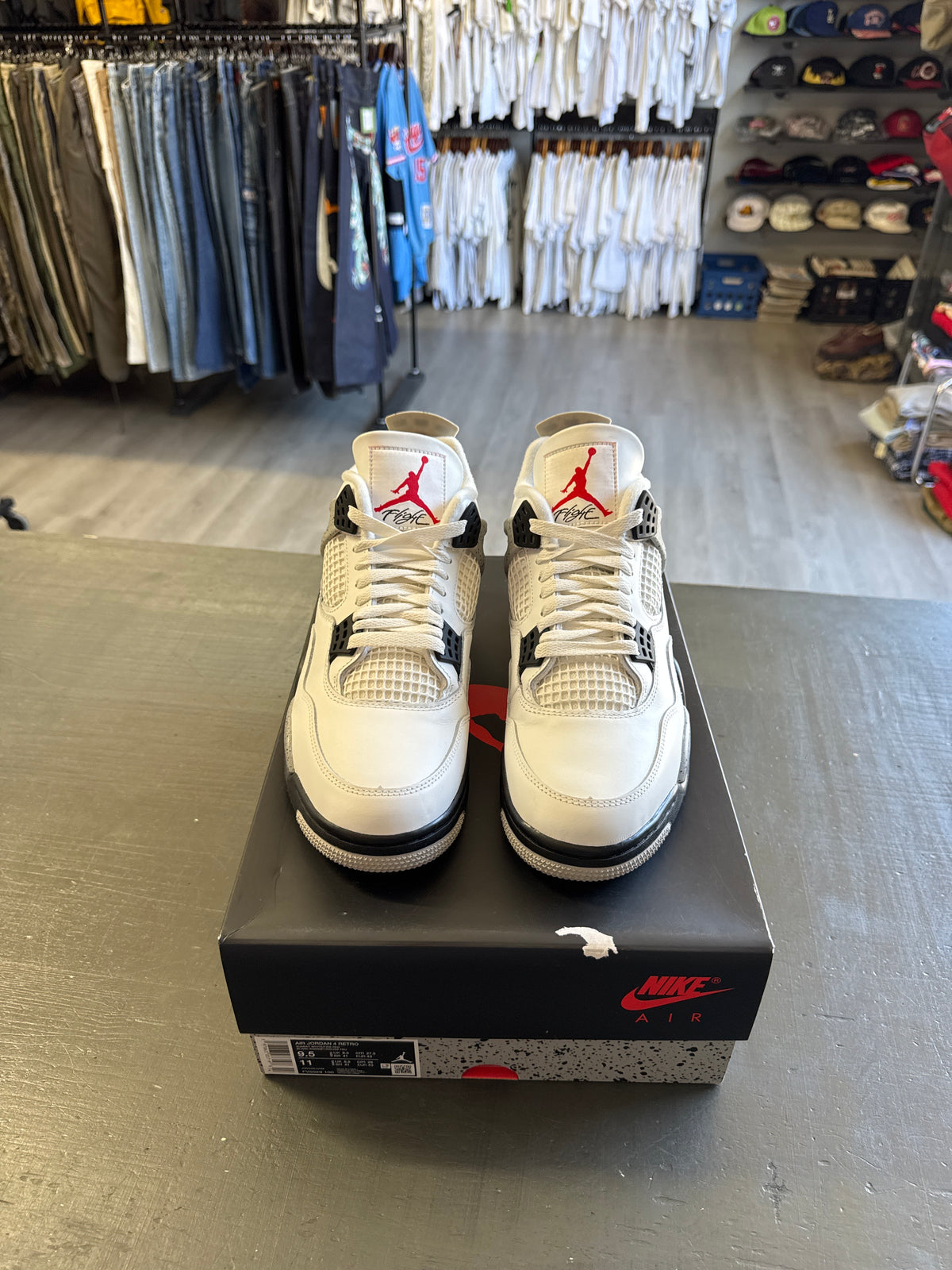Pre-owned Jordan Retro 4 White Cement (2025)