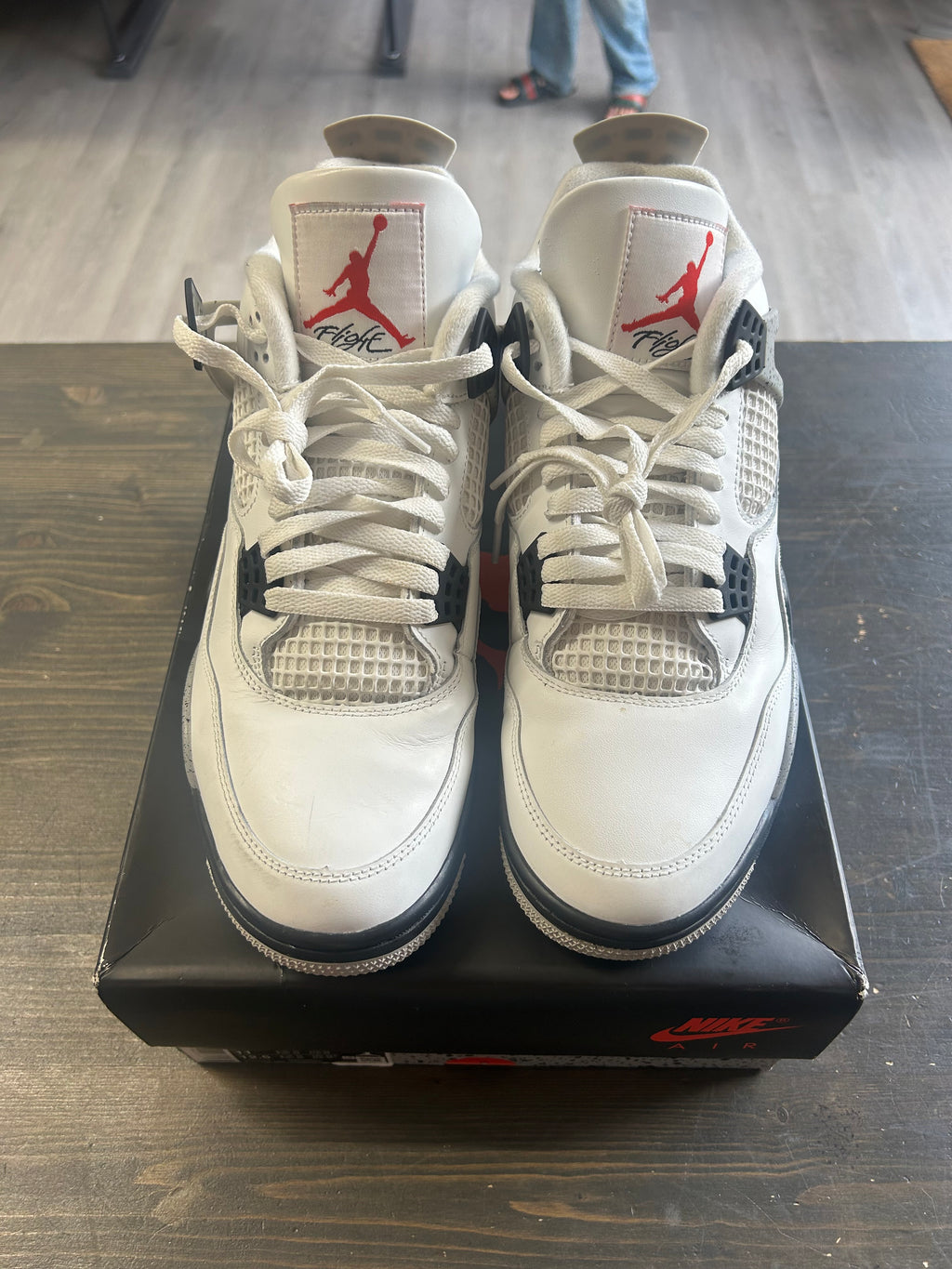 Pre-Owned Air Jordan 4 Retro White Cement