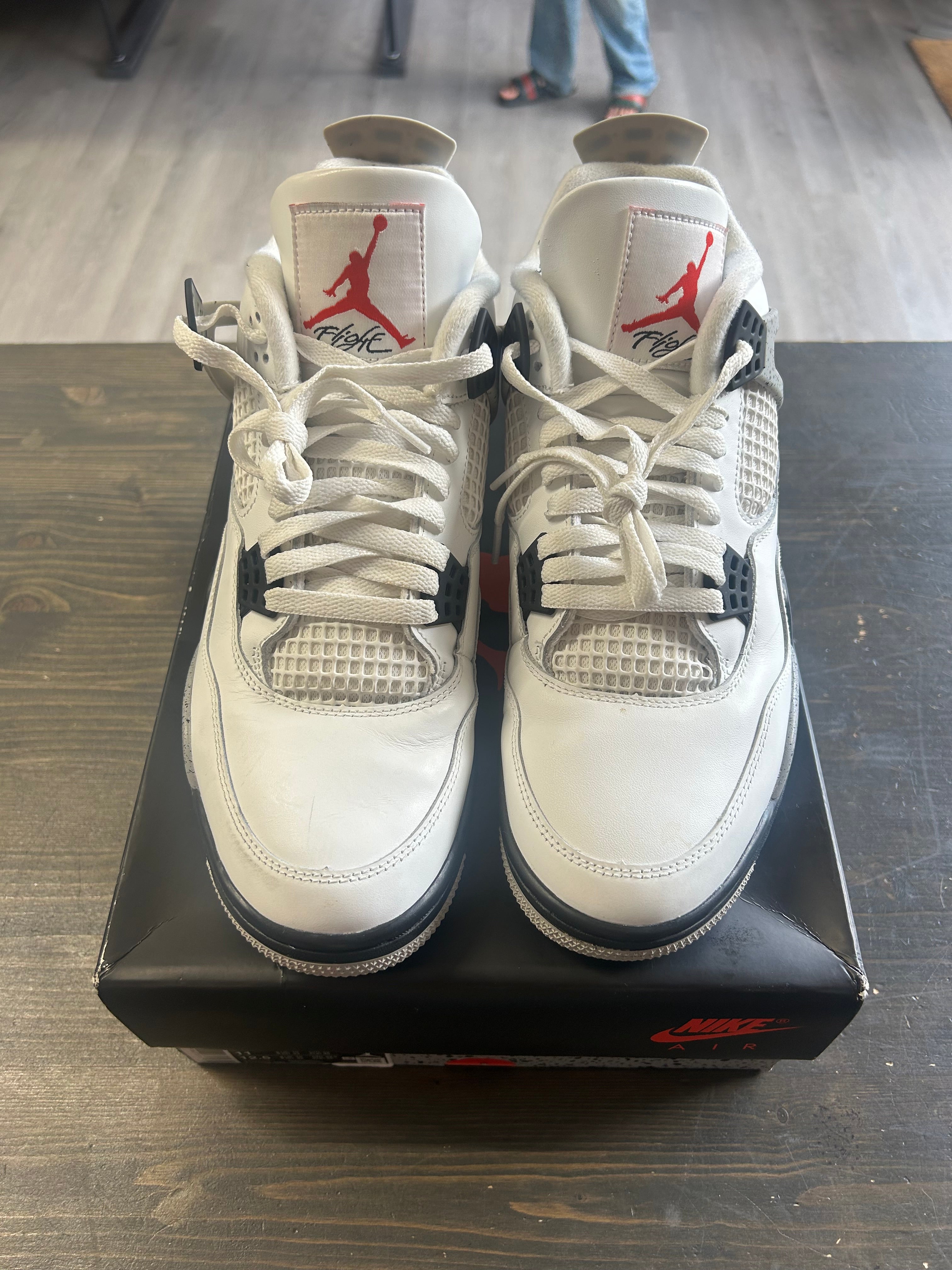 Pre-Owned Air Jordan 4 Retro White Cement