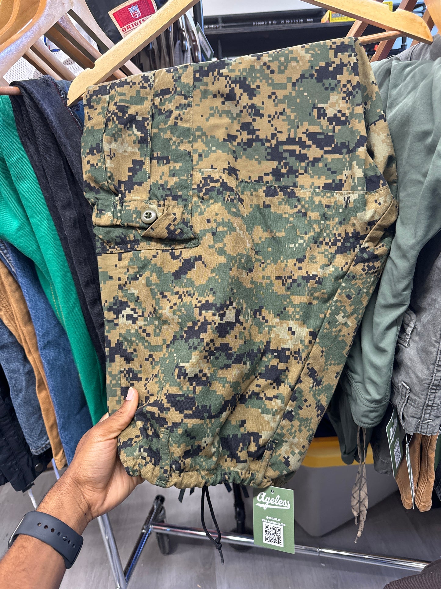 Military Digi Camo Cargo Track Pants