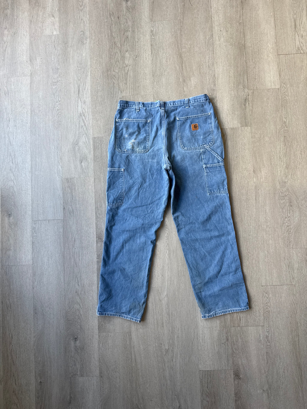 Vintage Carhartt Dungaree Fit Distressed Denim Jeans
