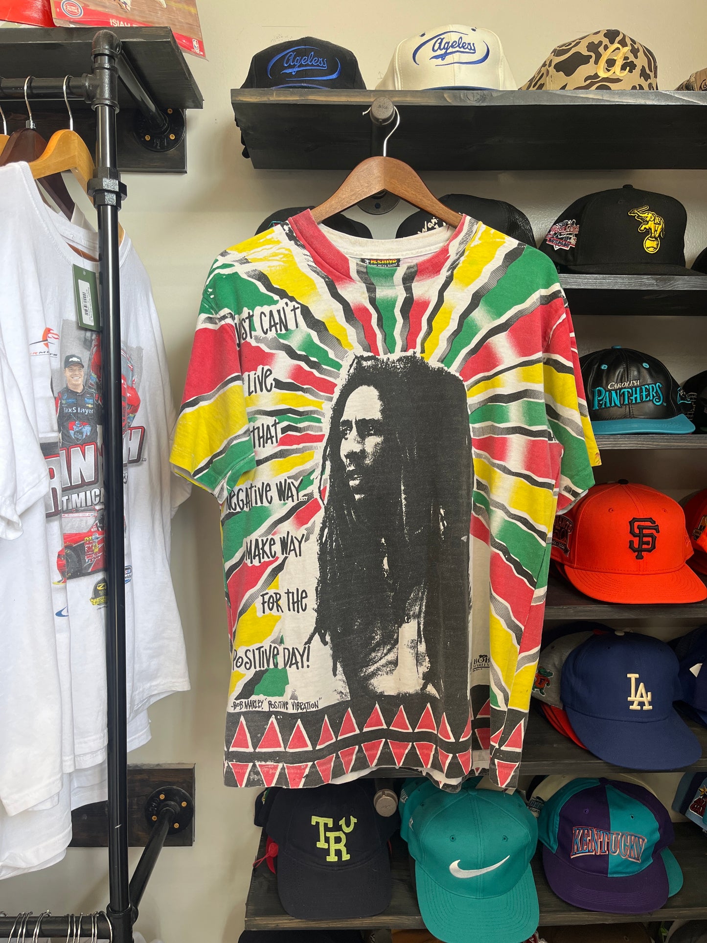 Bob Marley Just Can’t Live That Negative Way Tee