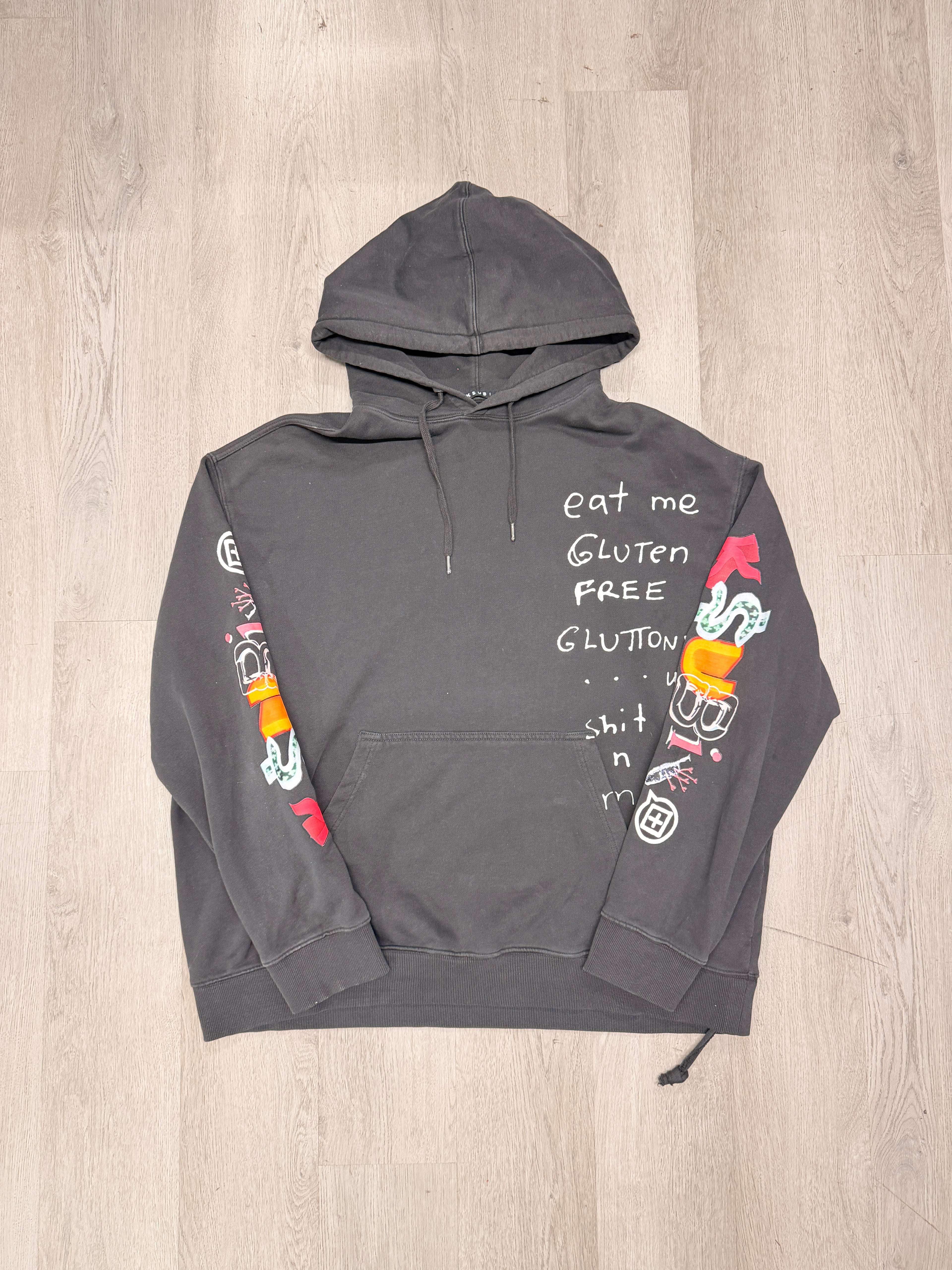 Pre-Owned Ksubi x Hidjiworld Gluttony Biggie Hoodie