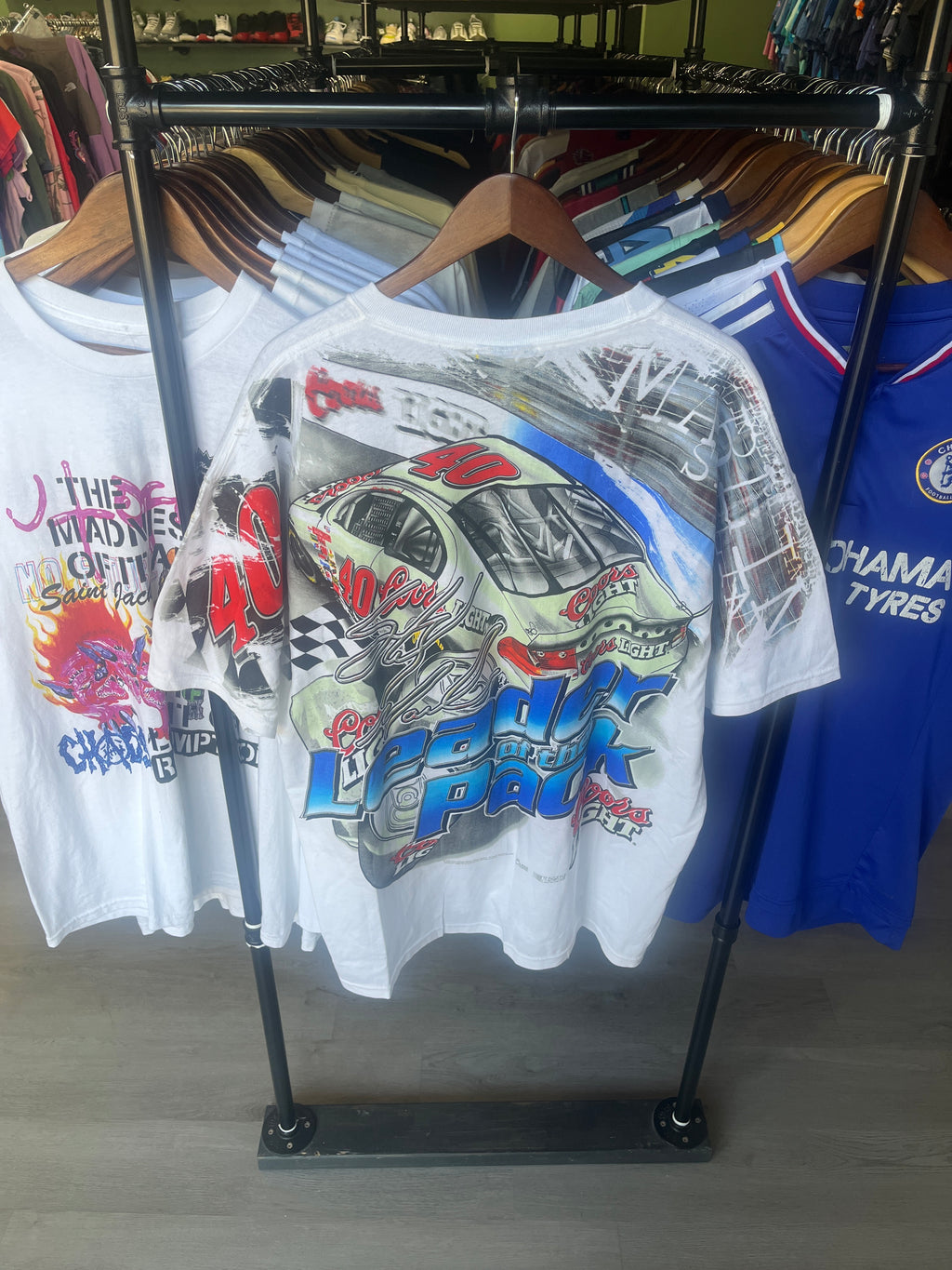 Vintage Silver Bullet Coors Light Leader of The Pack All Over Print Tee
