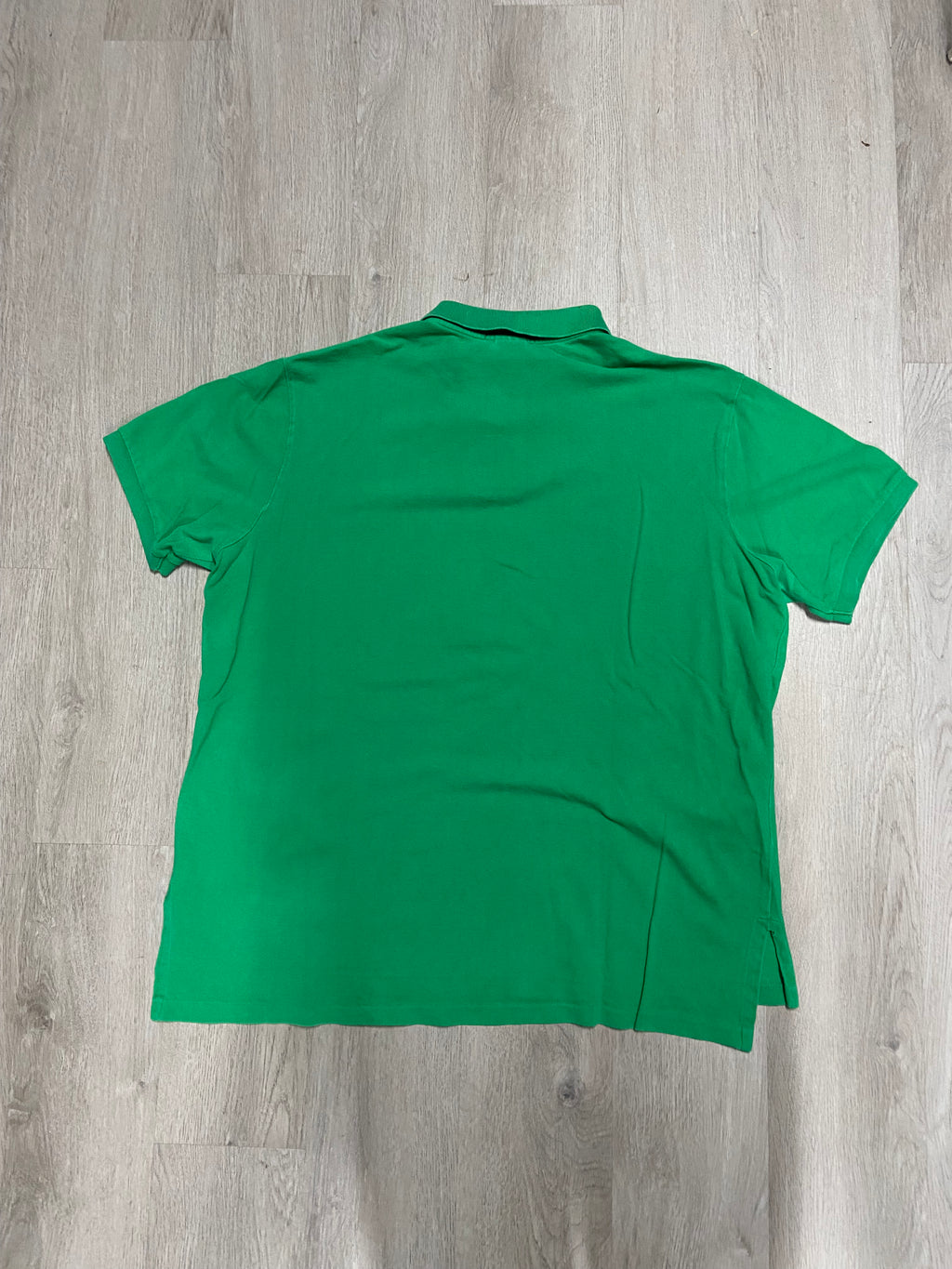 Polo By Ralph Lauren Green Small Pony Collared Shirt