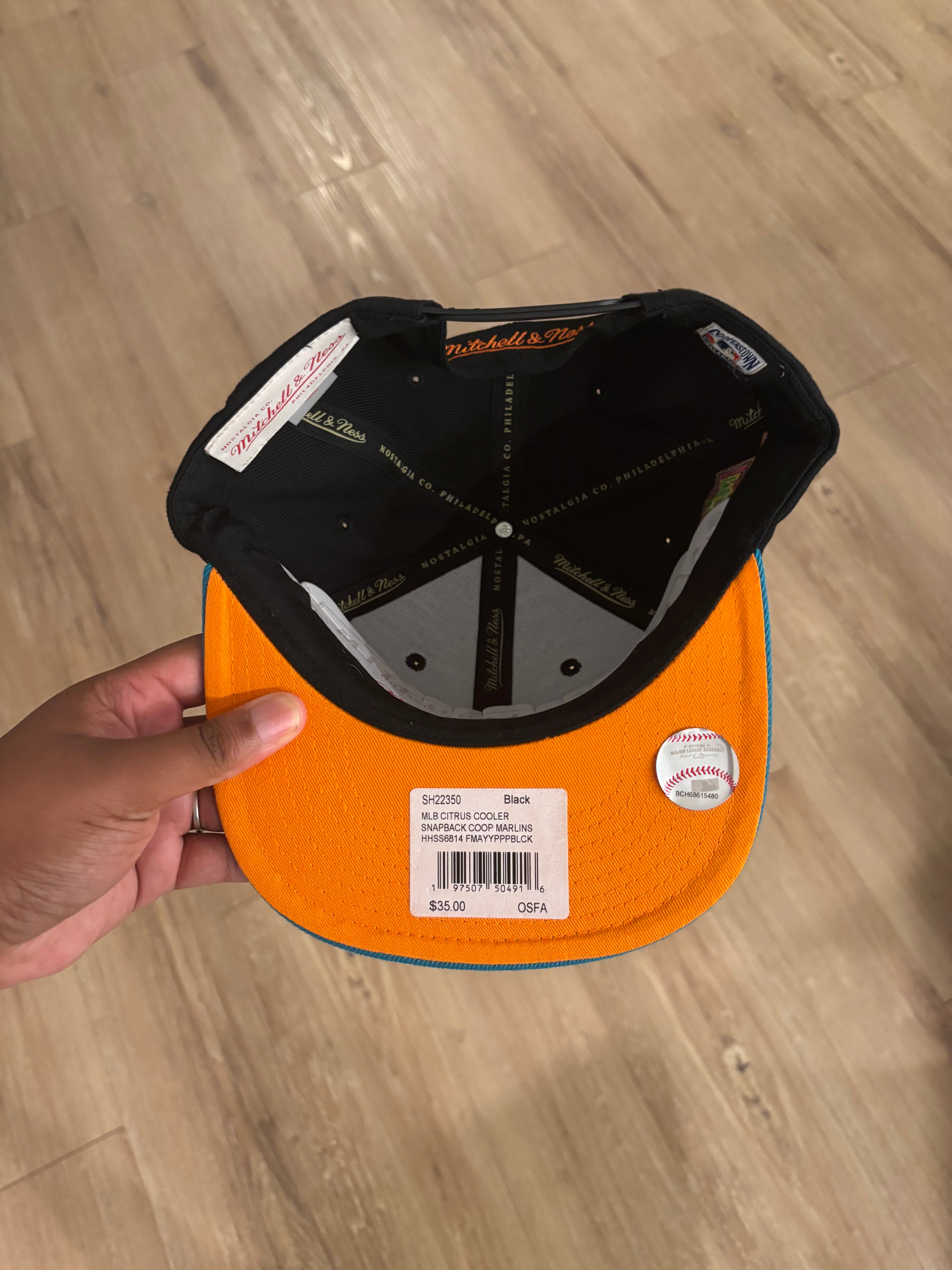 Mitchell & Ness Classic Florida Marlins SnapBack