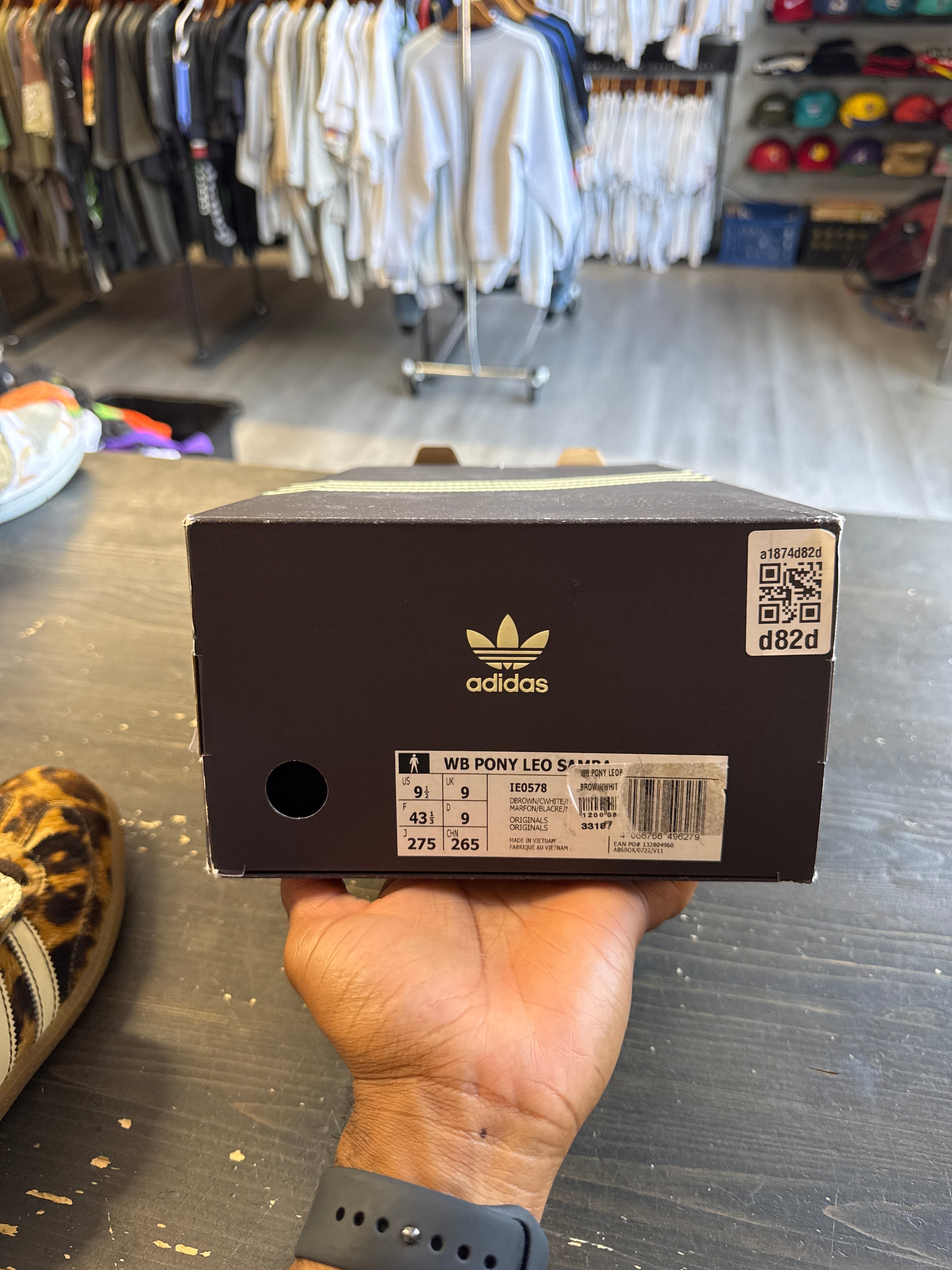 Pre-owned Adidas Samba Pony Wales Boner Leopard