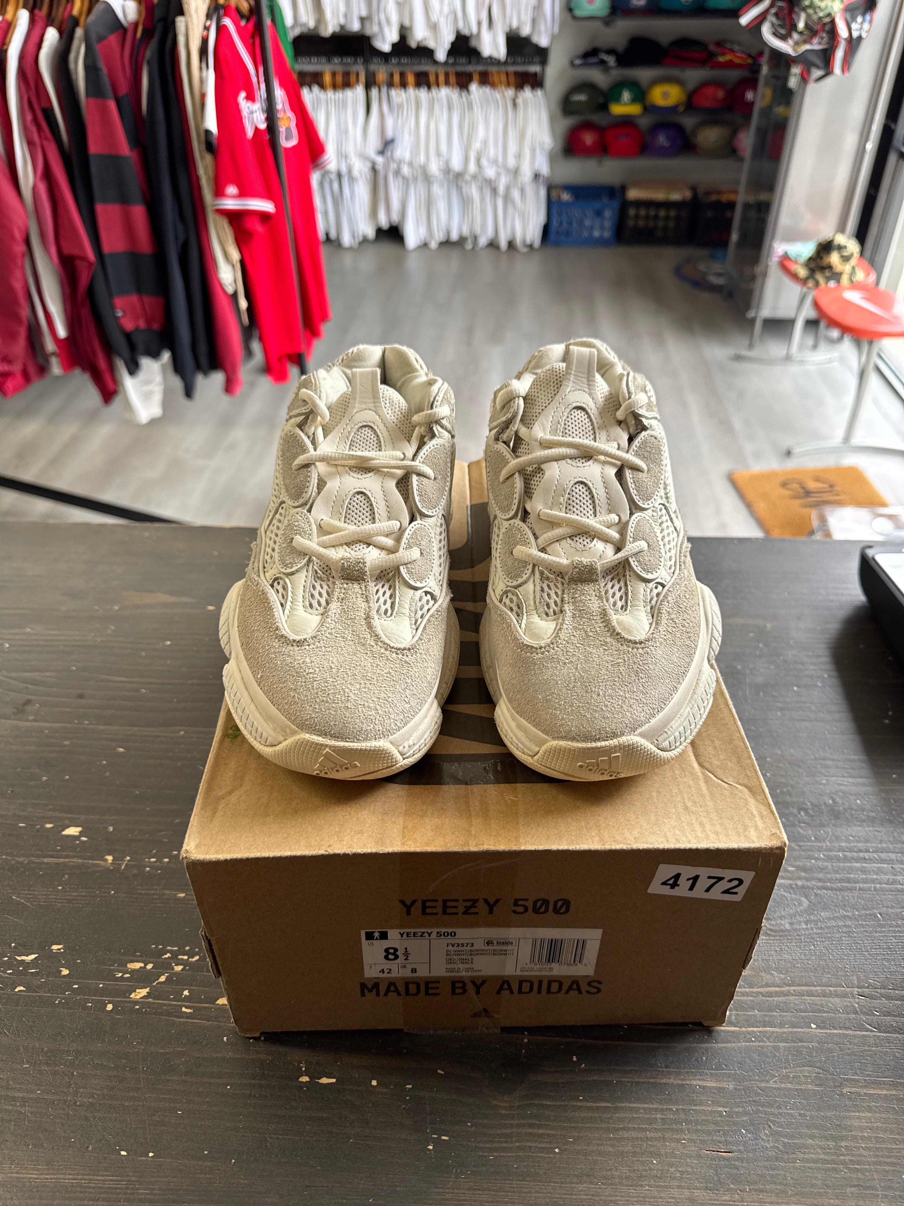 Pre-owned Adidas Yeezy 500 Bone White (2019)
