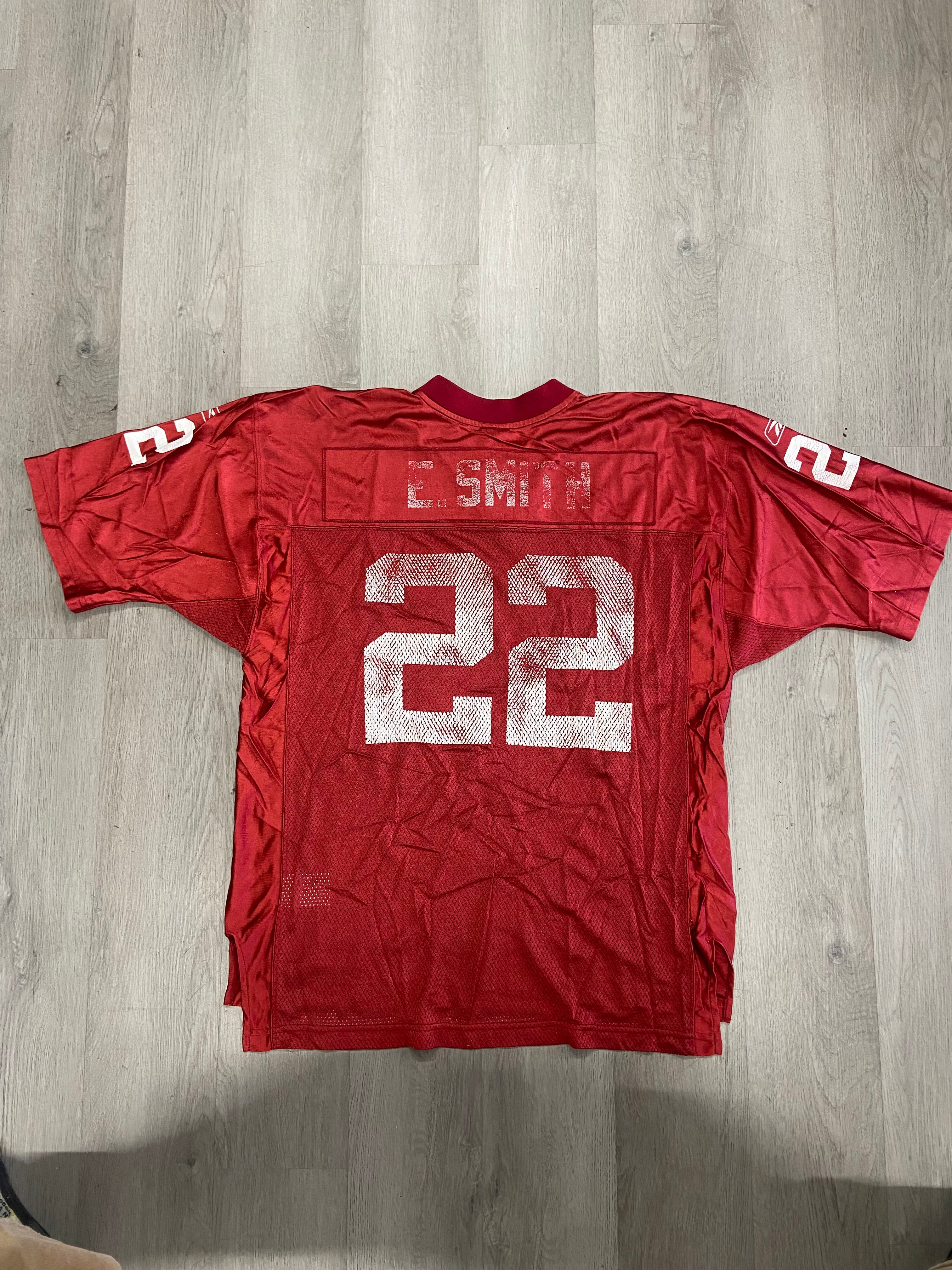 Vintage Reebok NFL Arizona Cardinals Emmitt Smith 22 Jersey