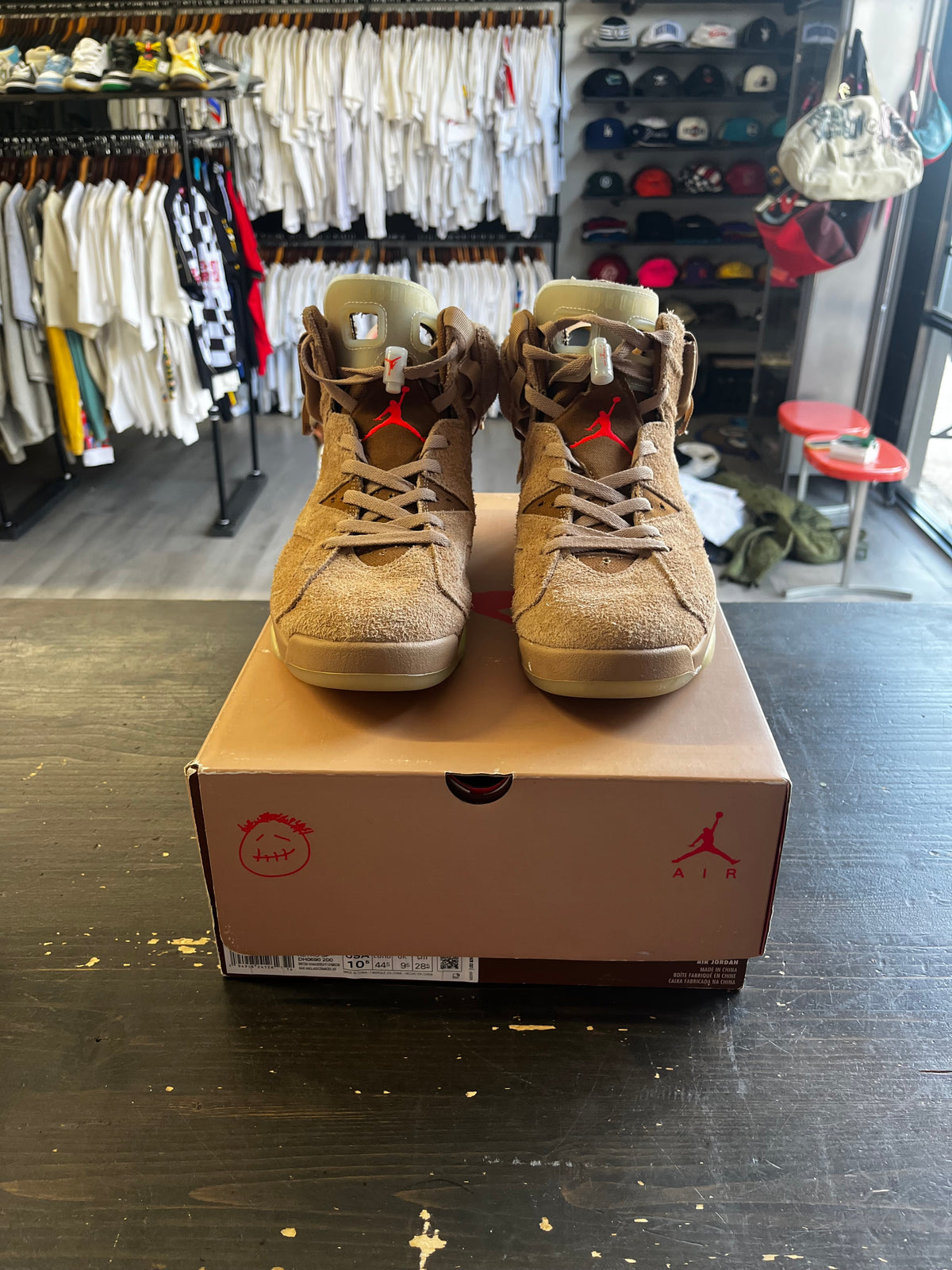 Pre-Owned Jordan 6 Retro Travis Scott British Khaki