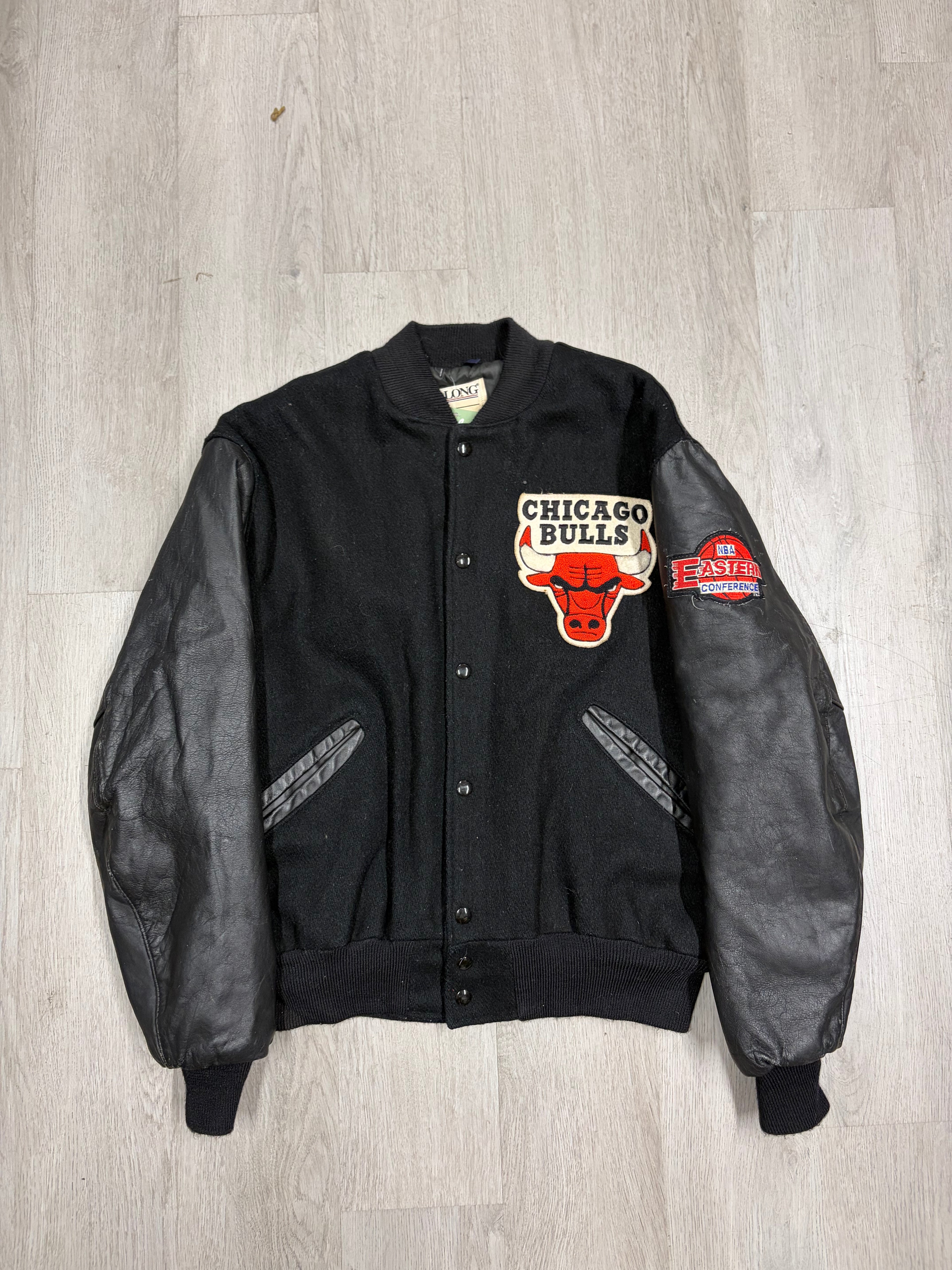 Vintage Chicago Bulls Leather Varsity Jacket