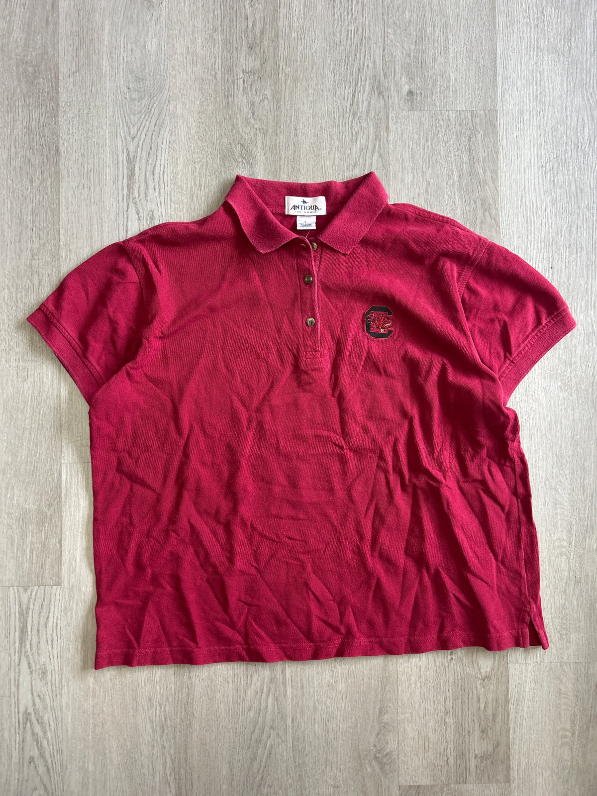 Vintage Women’s University of South Carolina Gamecocks Logo Polo