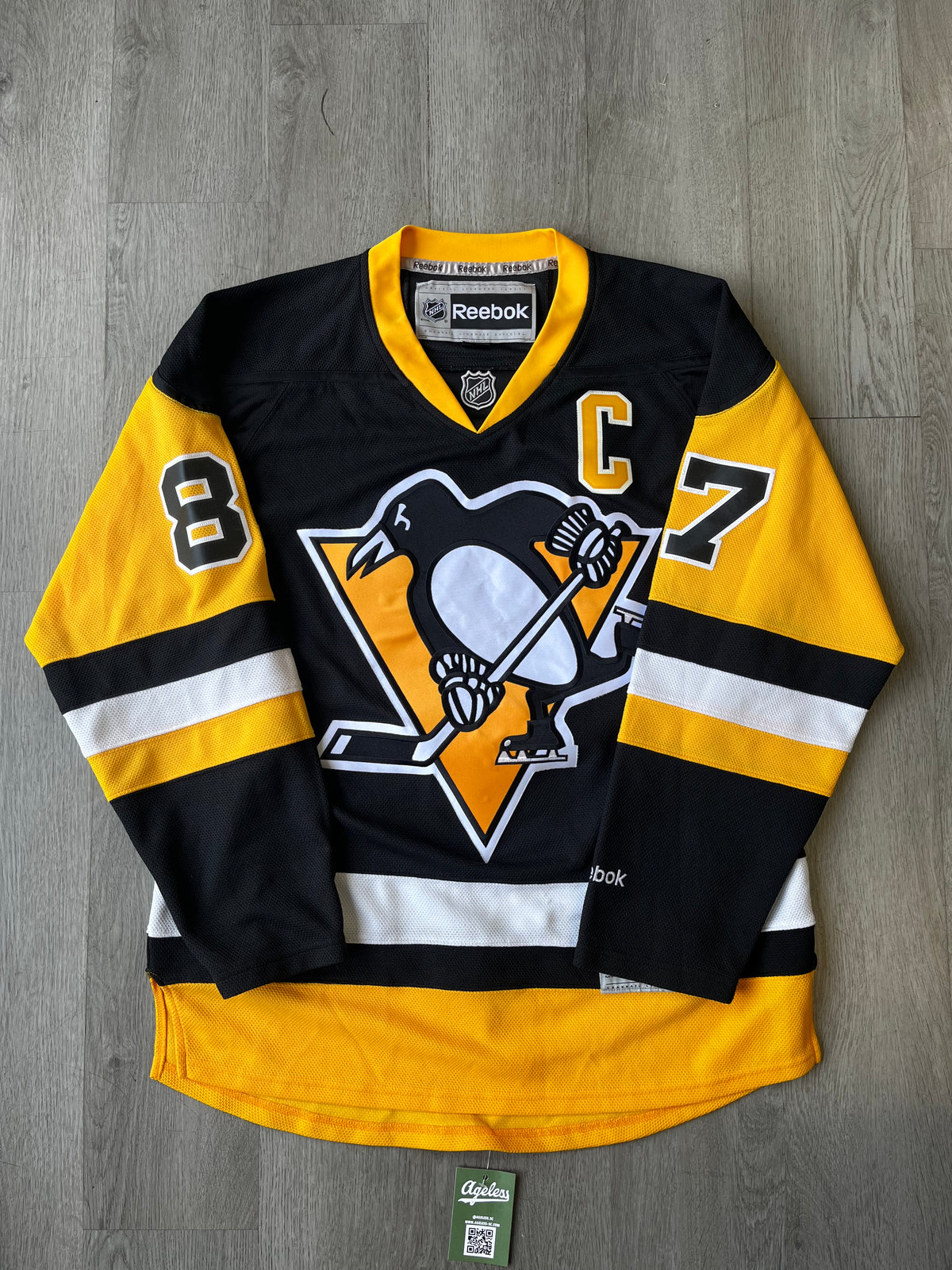 Vintage Pittsburgh Penguins Sidney Crosby Hockey Jersey
