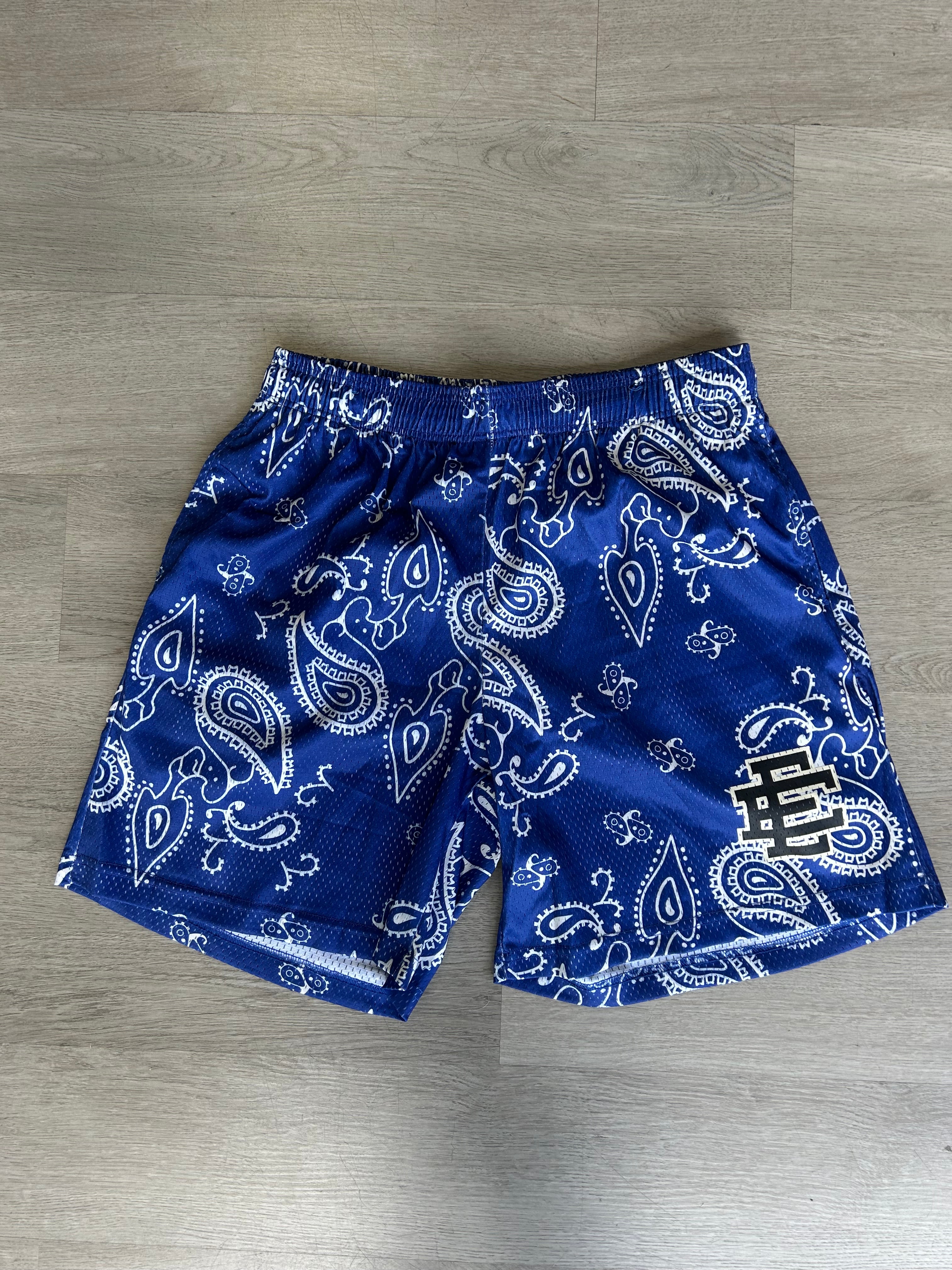 Eric Emanuel Paisley Bandana Pattern Shorts