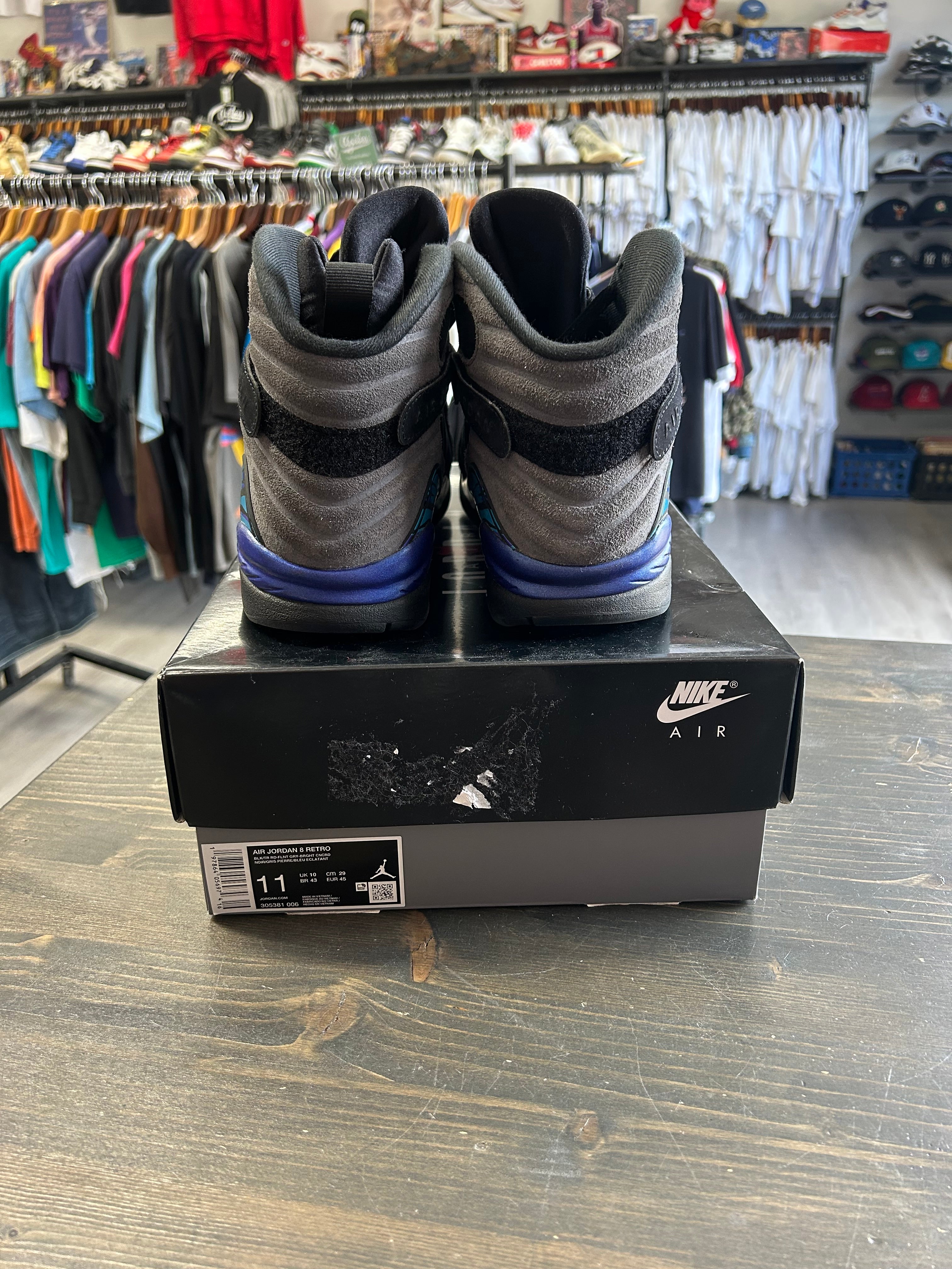 Pre-Owned Jordan 8 Retro Aqua (2025)