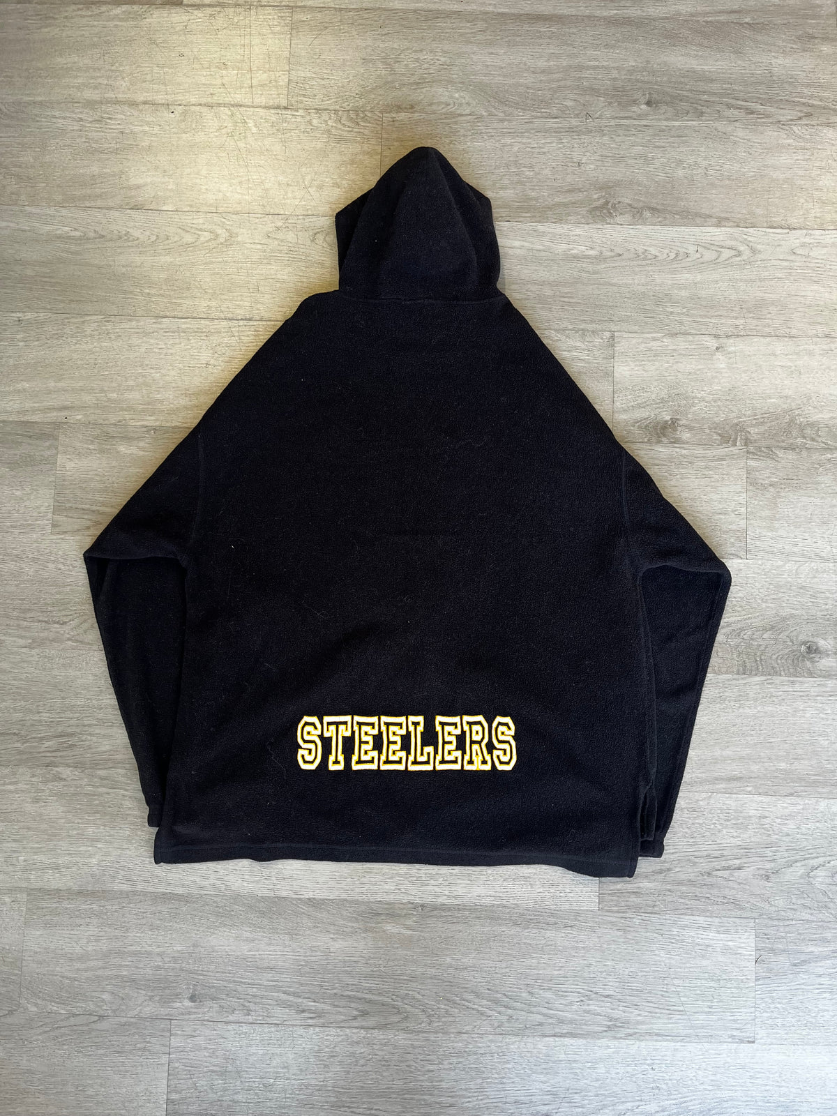 Vintage Pittsburgh Steelers Fleece Zip Up Hoodie