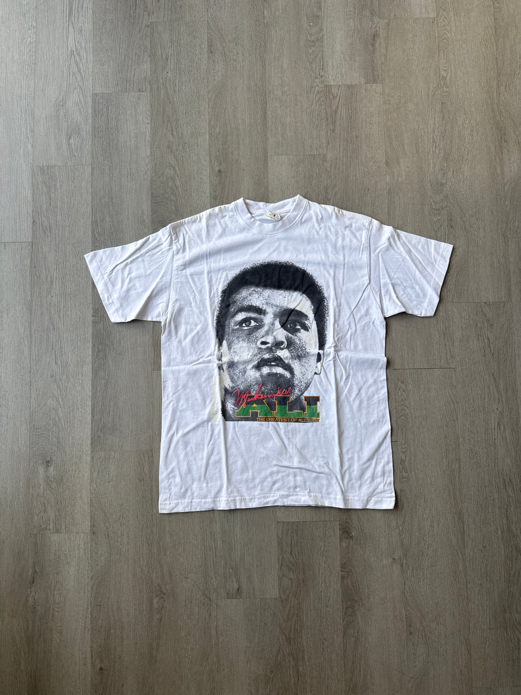 Vintage Muhammad Ali The Greatest Of All Time Big Head Tee