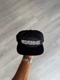 Supreme Shattered Logo 5-Panel Black Snapback Hat