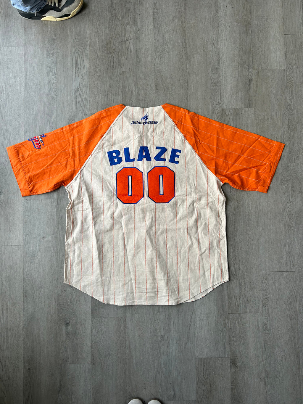 Vintage 90s Johnny Blaze Baseball Jersey