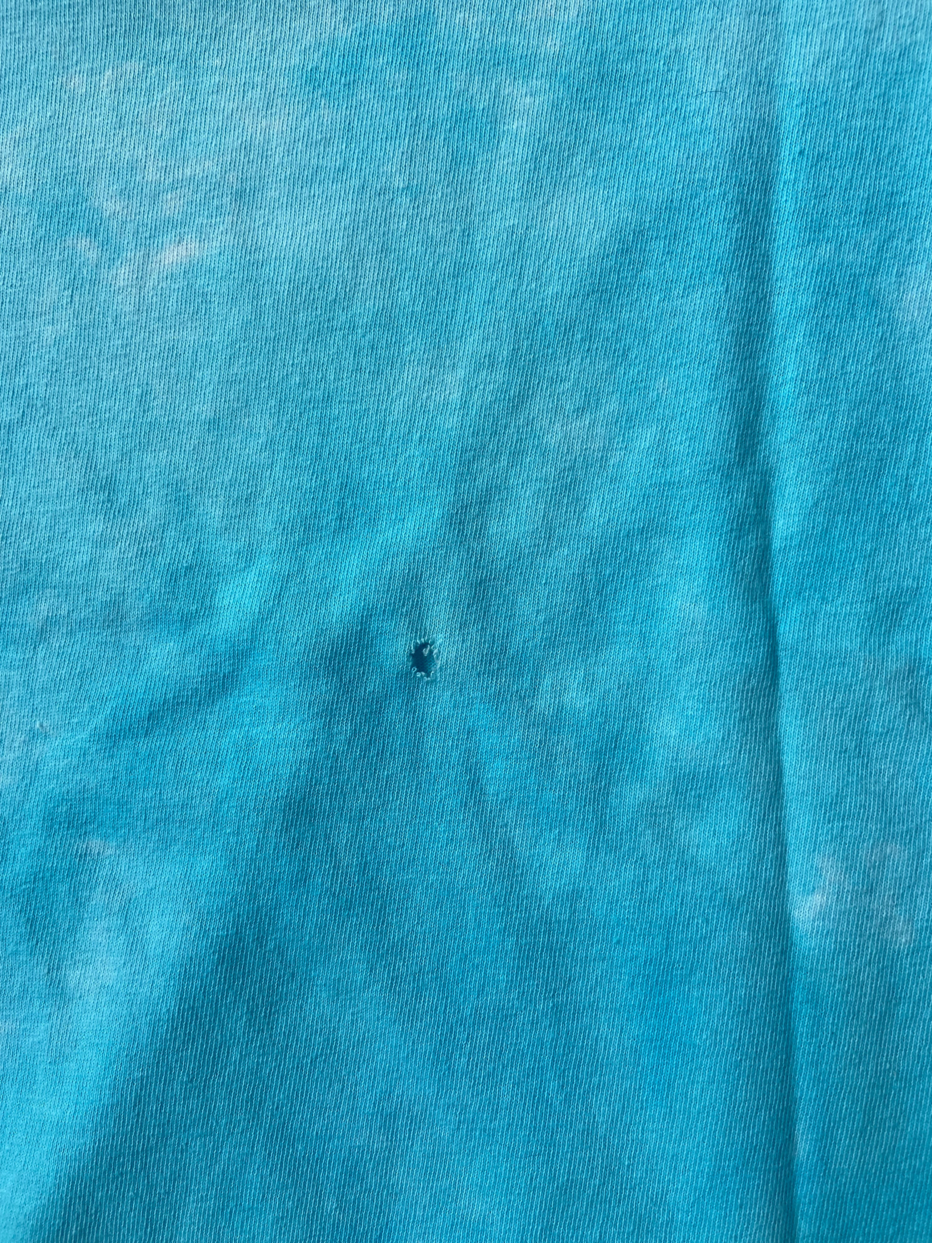 Vintage Liquid Blue Aquarium Tie-Dye Graphic Tee