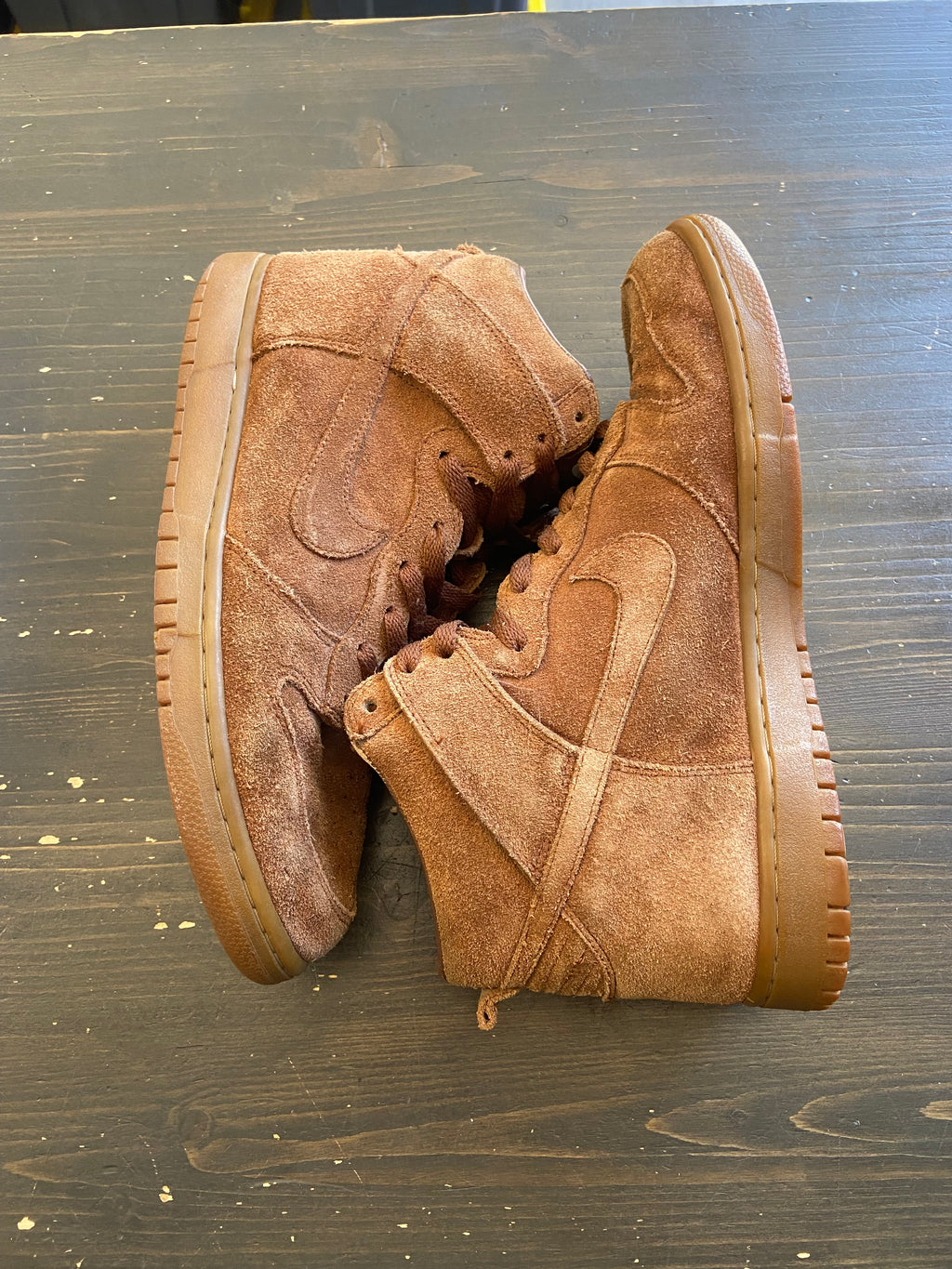 Pre-Owned A.P.C x Nike Dunk High 08 NRG 'Rustic Brown Suede'