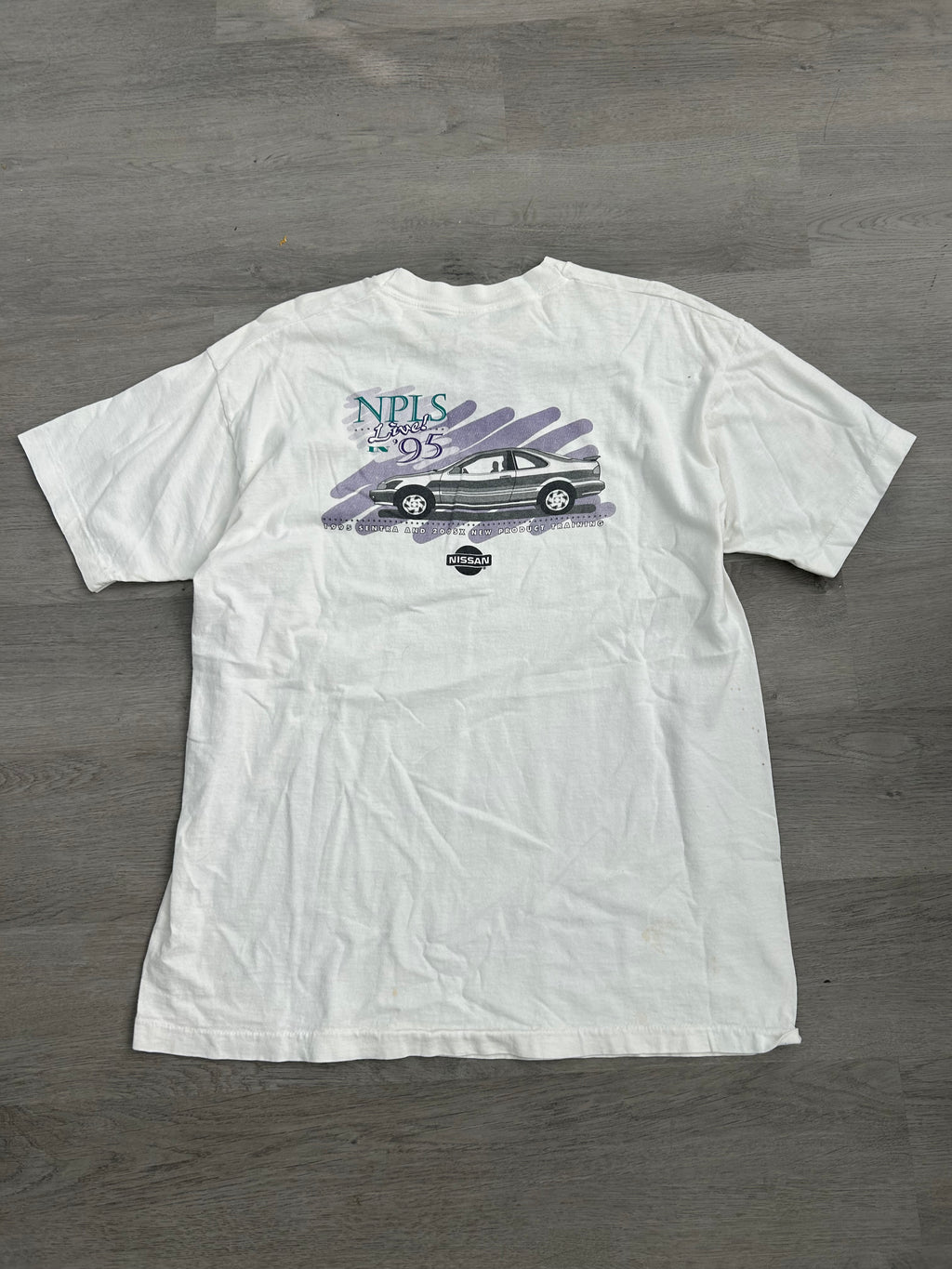 White Nissan Sentra Tee
