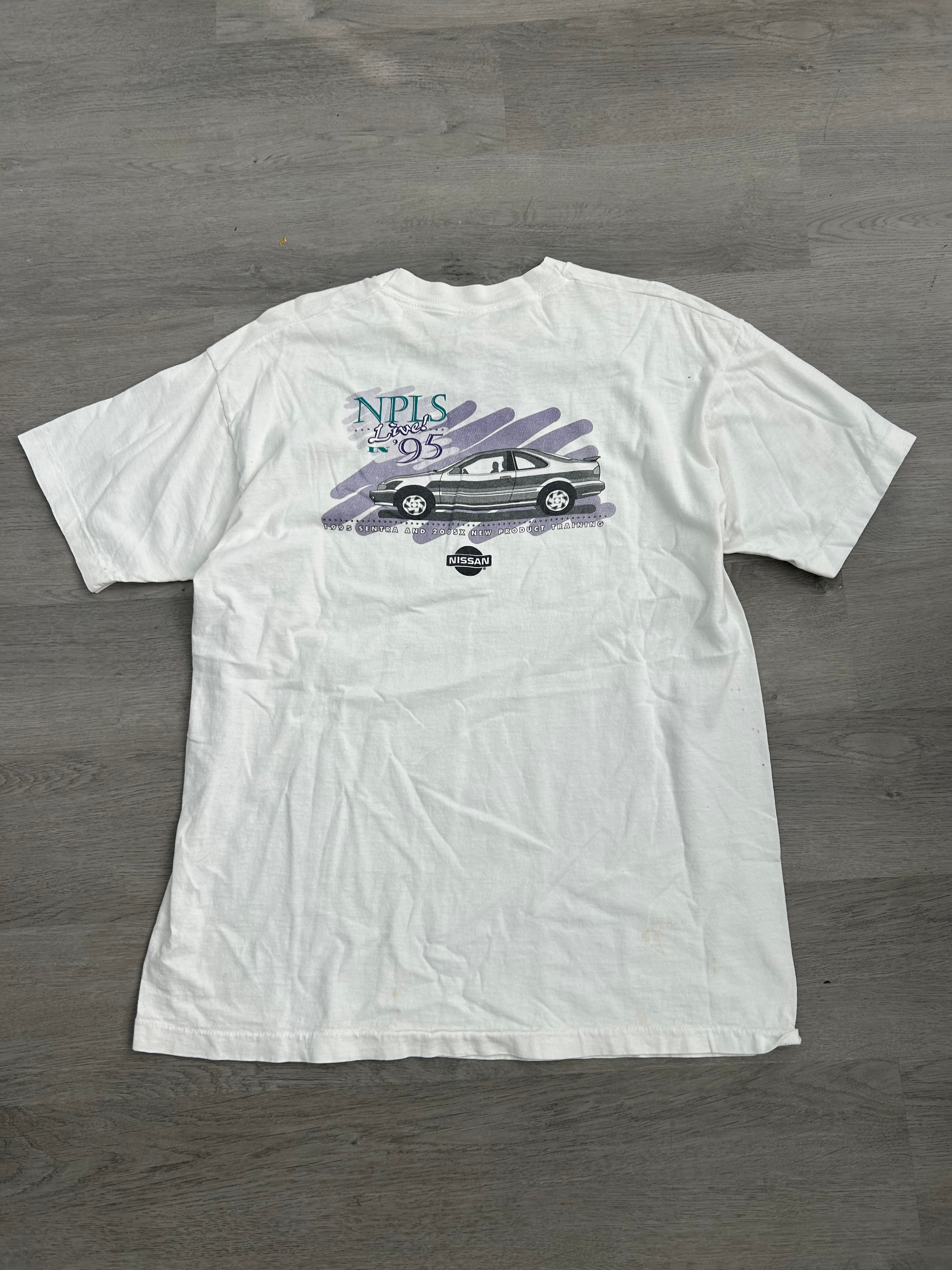 White Nissan Sentra Tee
