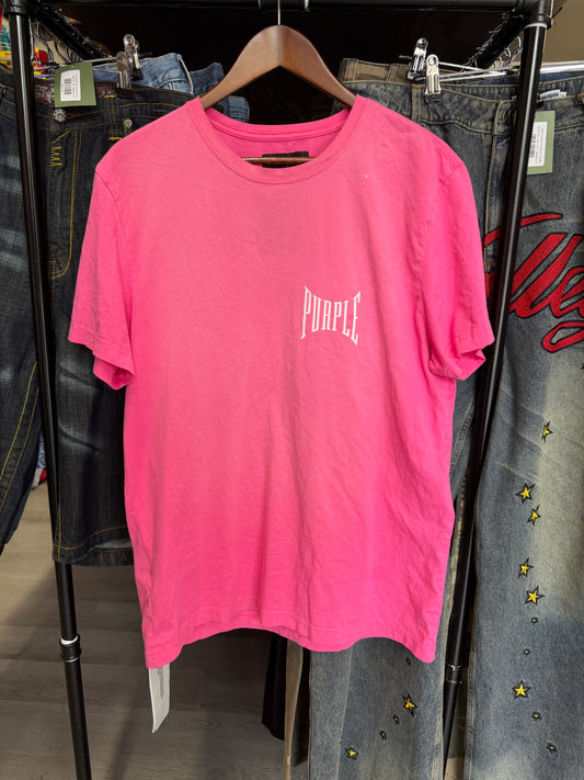 Purple Brand Pink Tee