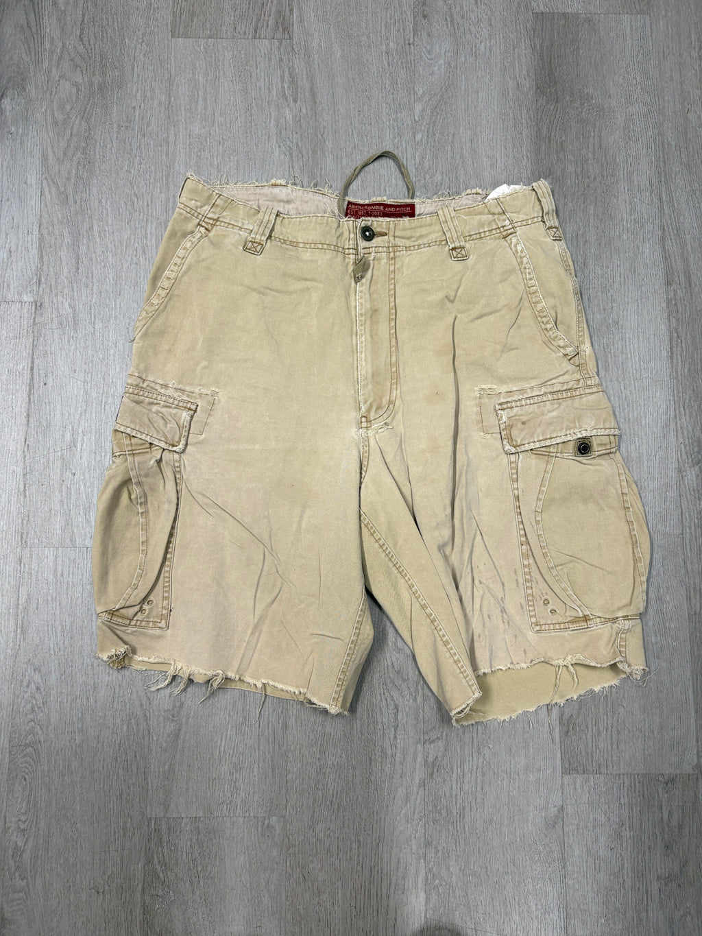 Y2K Abercrombie And Fitch Cutoff Cargo Shorts