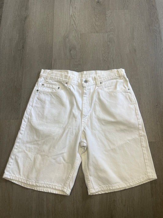 Levi Strauss White Shorts