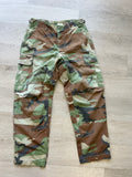 Camo Military Print Cargo Pants