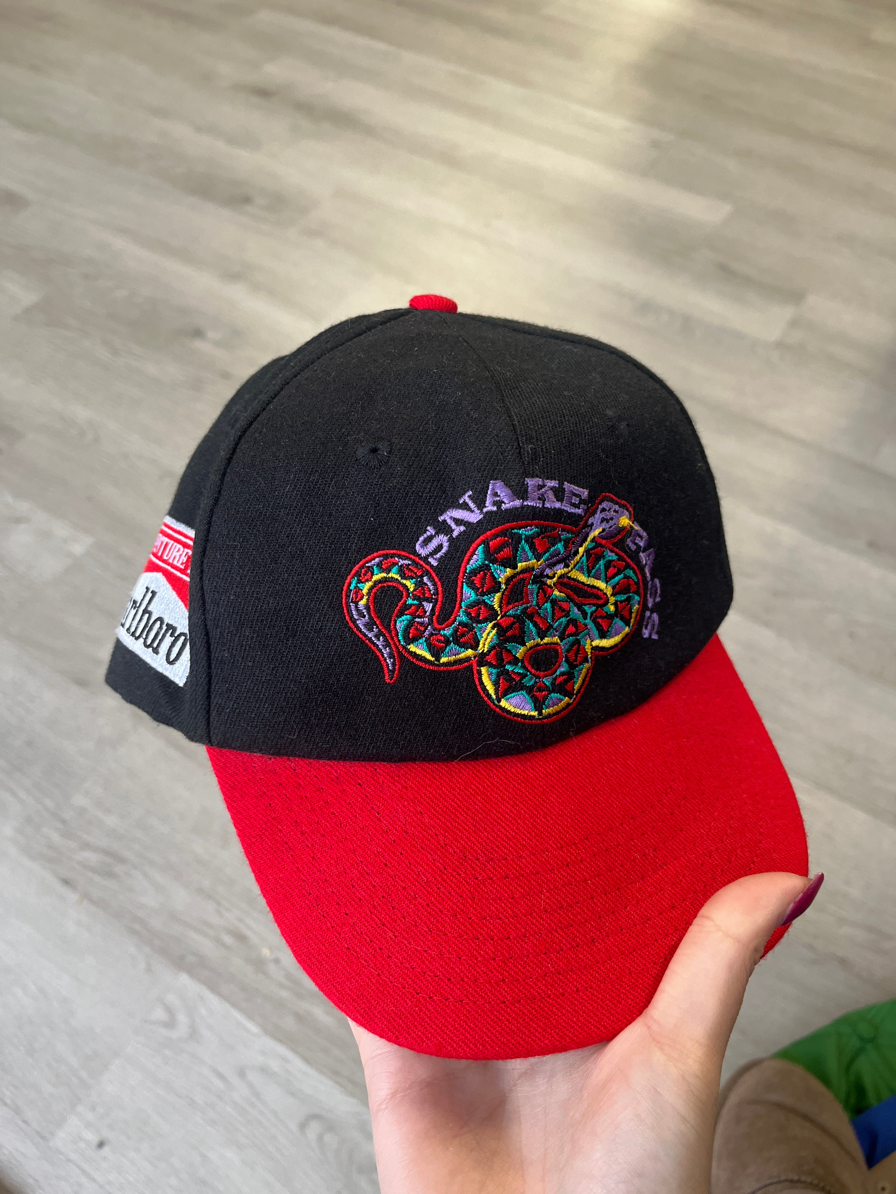 Vintage Marlboro Snake Pass Adventure Team Strap-back Hat